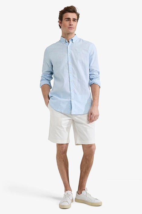 COTTON LINEN SHIRT LIGHT BLUE 2