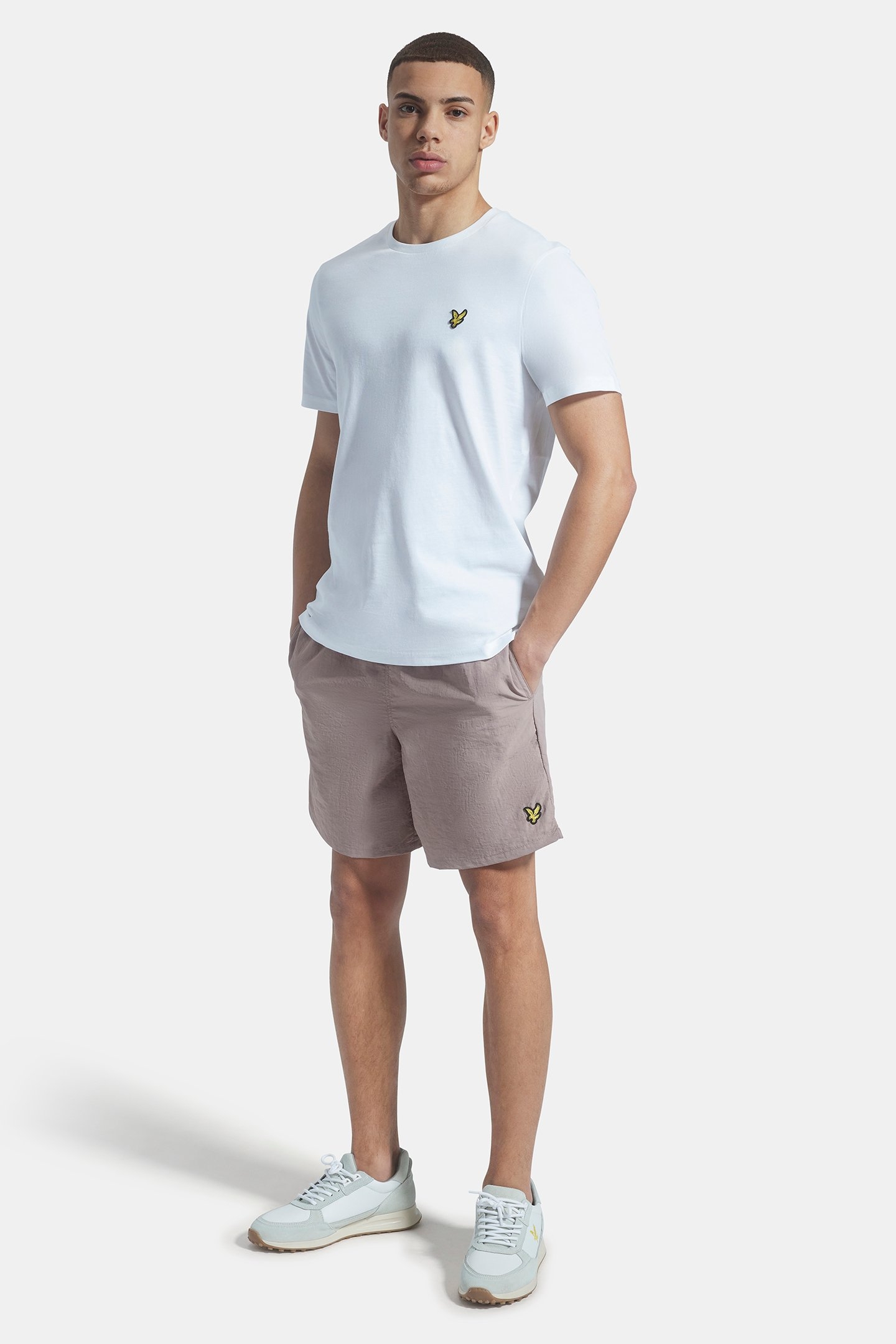 PLAIN SWIM SHORT HUTTON PINK 1