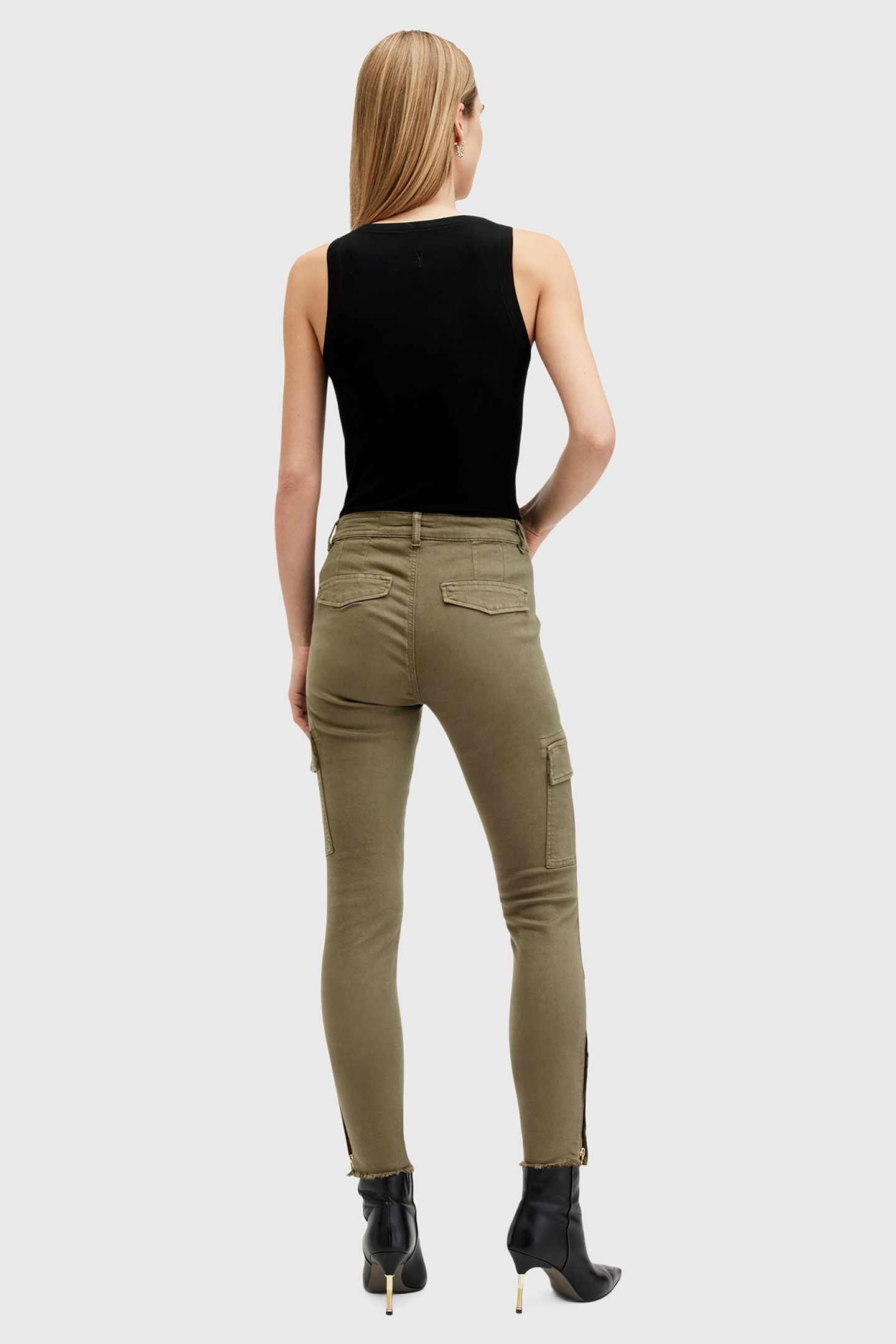 DURAN SKINNY CARGO KHAKI GREEN 4