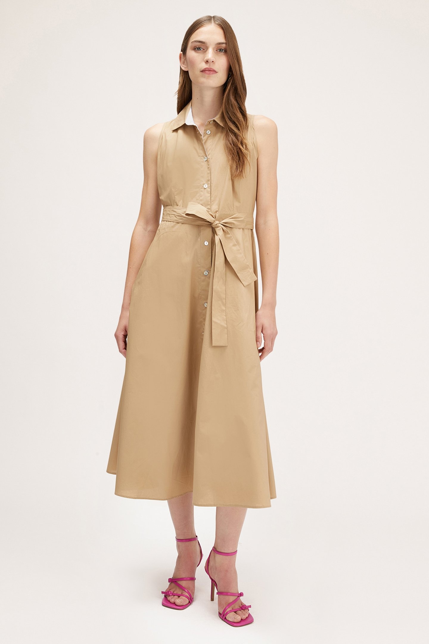 POPLIN CHEMISIER DRESS NATURAL 1