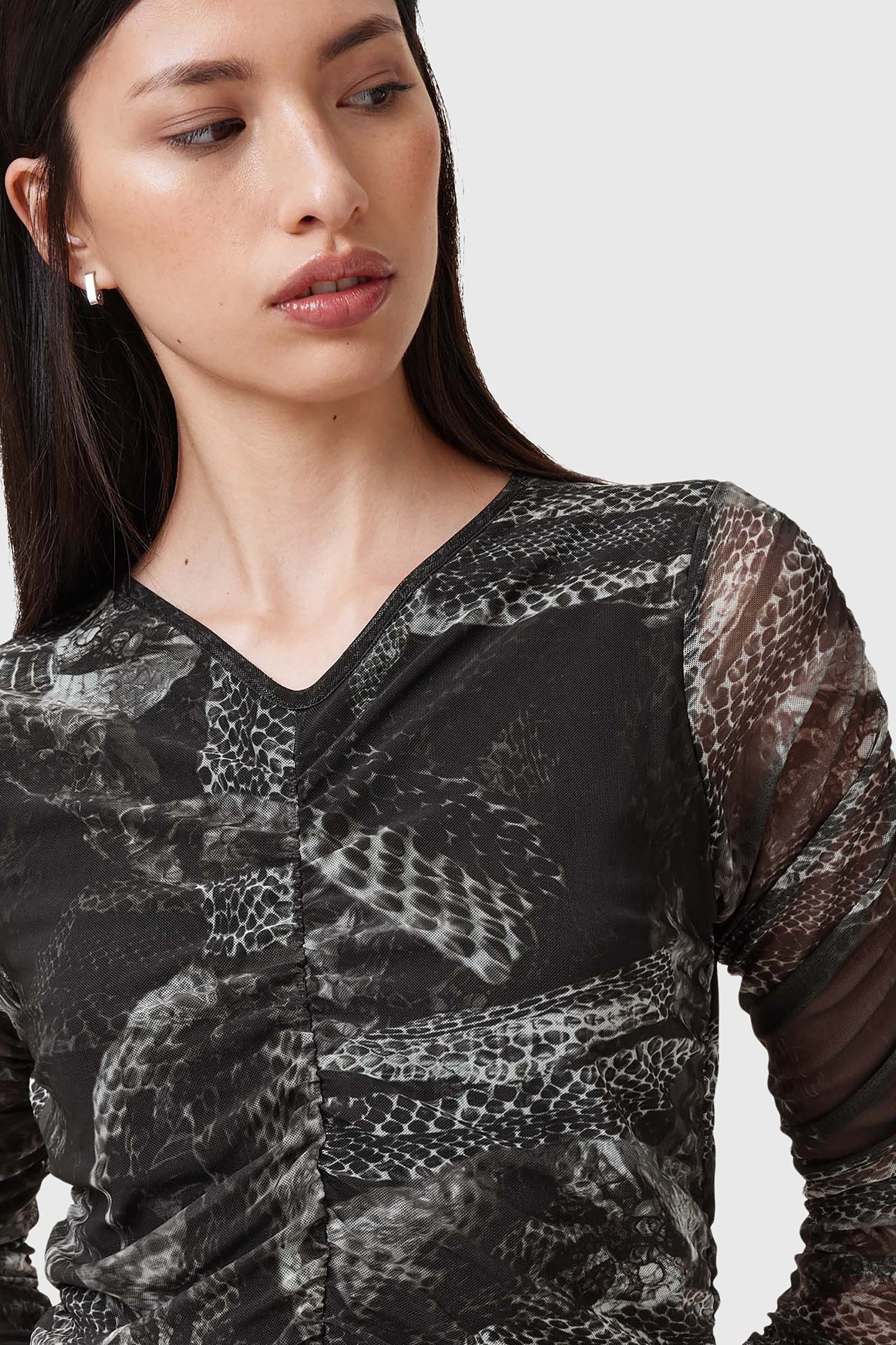 KEIKO MESH DRESS EVOLVE SLATE GREY 6