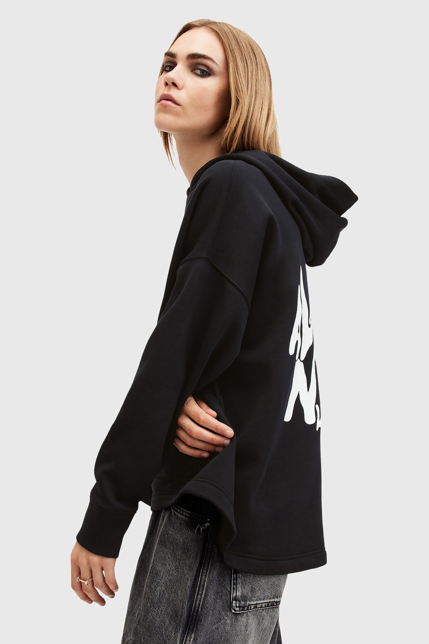 ORLANDO ETIE HOODY WASHED BLACK 5