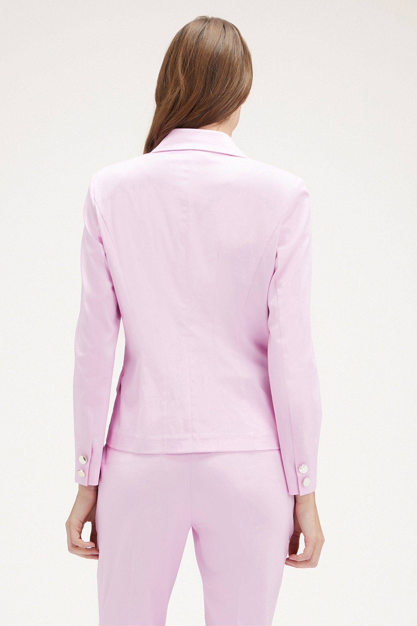 DOUBLE-BREASTED UNLINED JACKET PINK 2