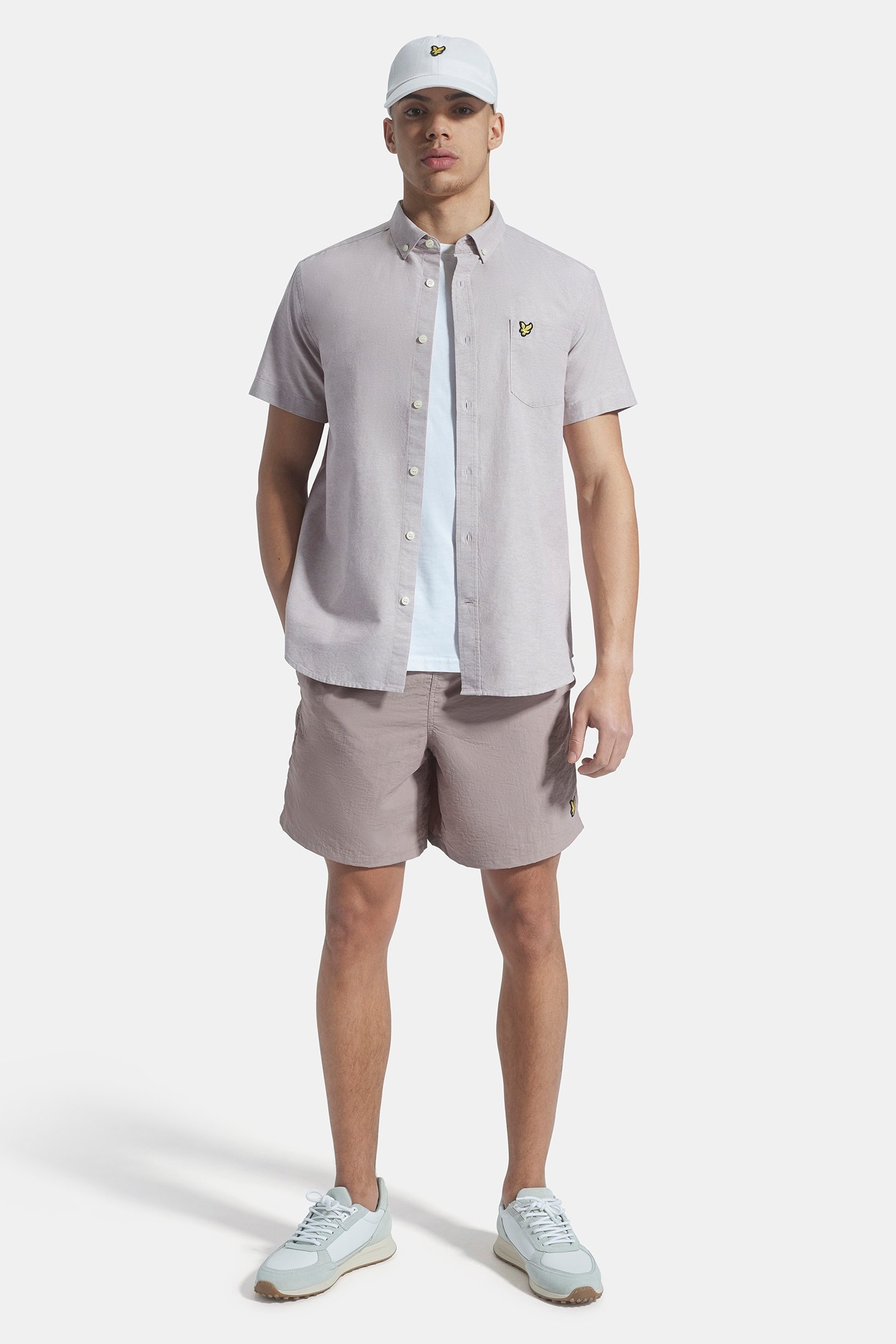 PLAIN SWIM SHORT HUTTON PINK 3