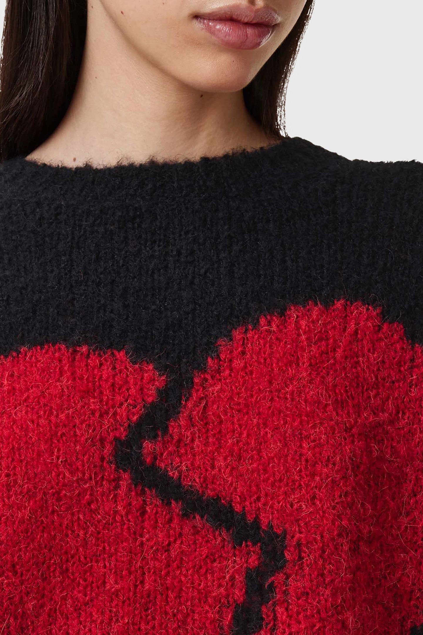 LUVHEART CREW BLACK/RED 7