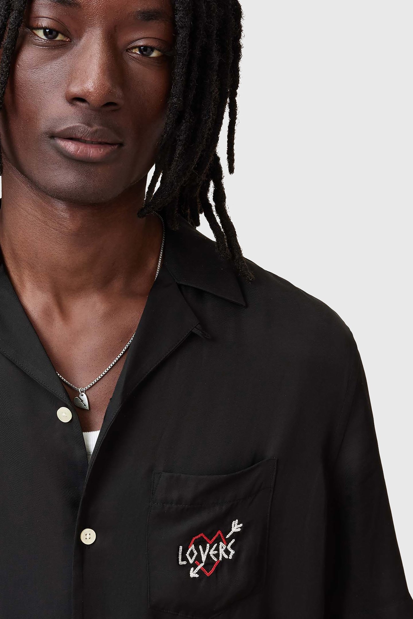 LOVERS SS SHIRT JET BLACK 7