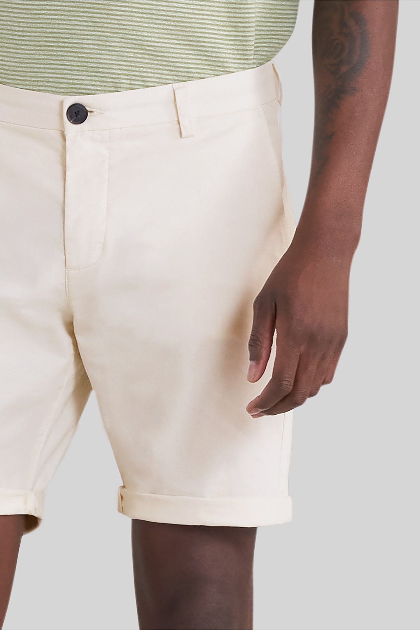 GESSO TAPERED CHINO BERMUDAS 5