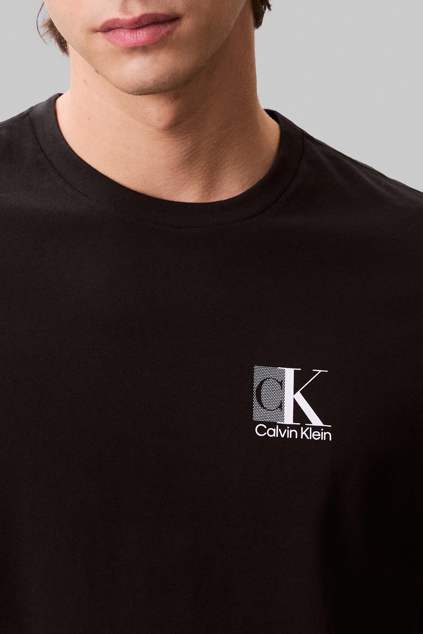 SS 30S EU SP CK ABSTRACT T-SHIRT BLACK 6