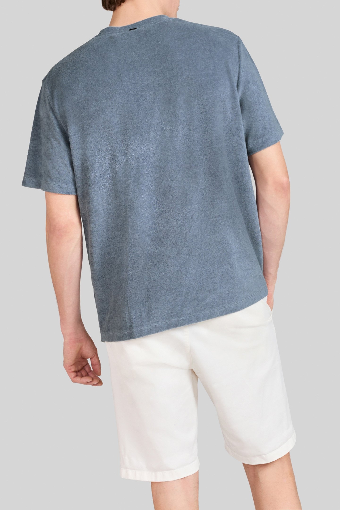 LIGHT BLUE TERRY T-SHIRT 2