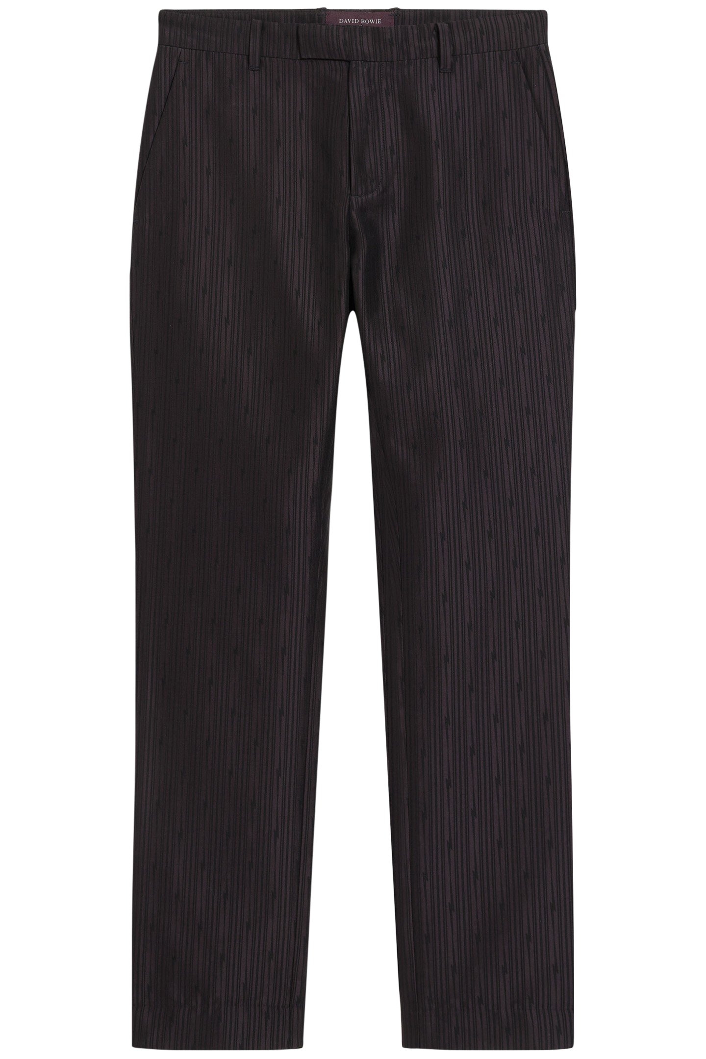 SLIM FIT PANTS WITH WELT PLUM 2