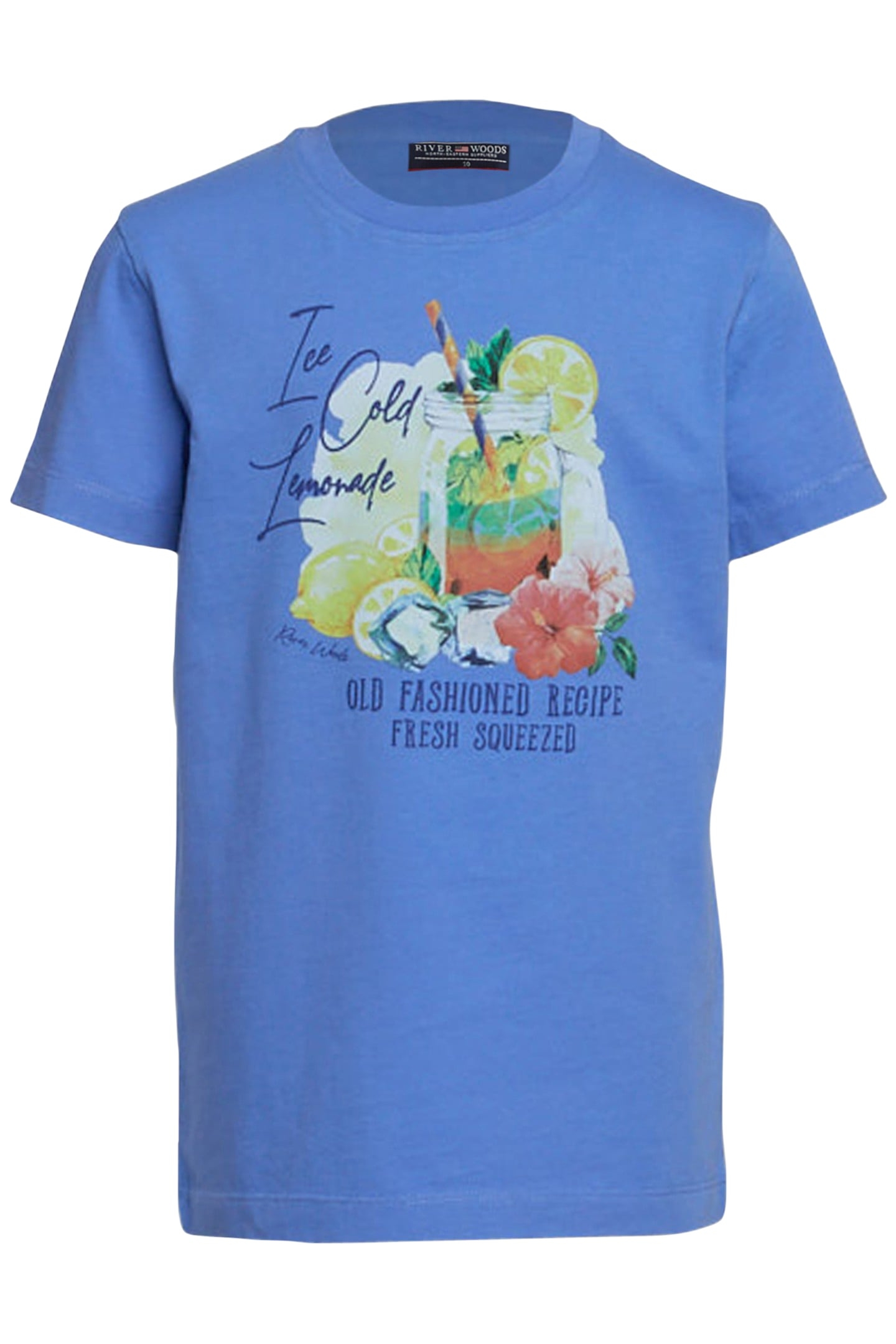 BASIC COTTON T-SHIRT AZURE 1