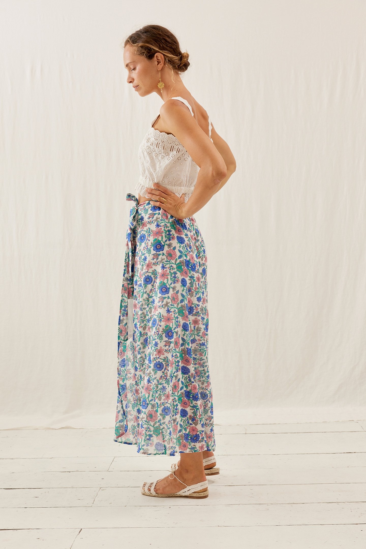 SKIRT LUCIA BLUE SUMMER MEADOW 3
