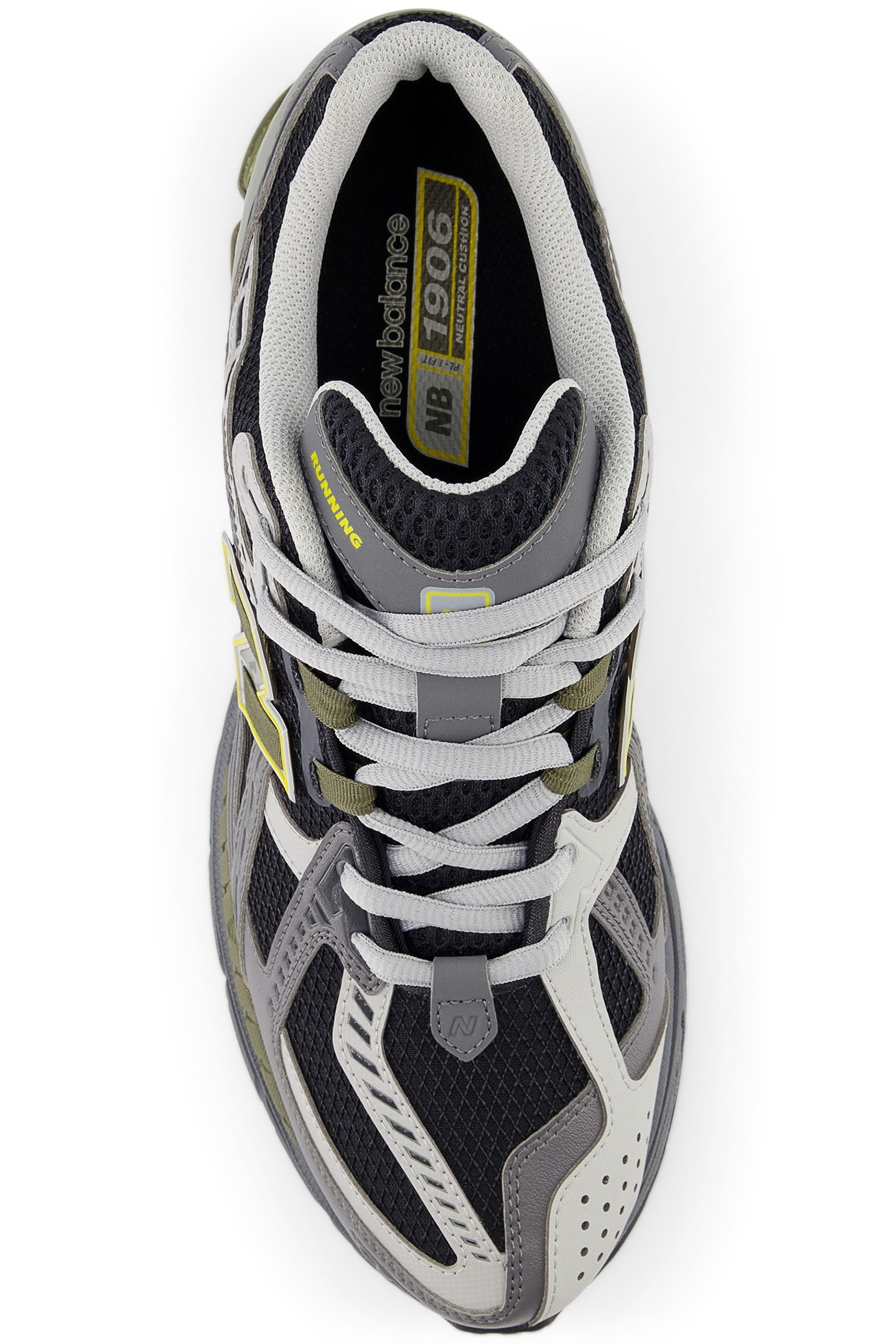 M1906NA SNEAKERS IN CASTLEROCK GREY & YELLOW 3