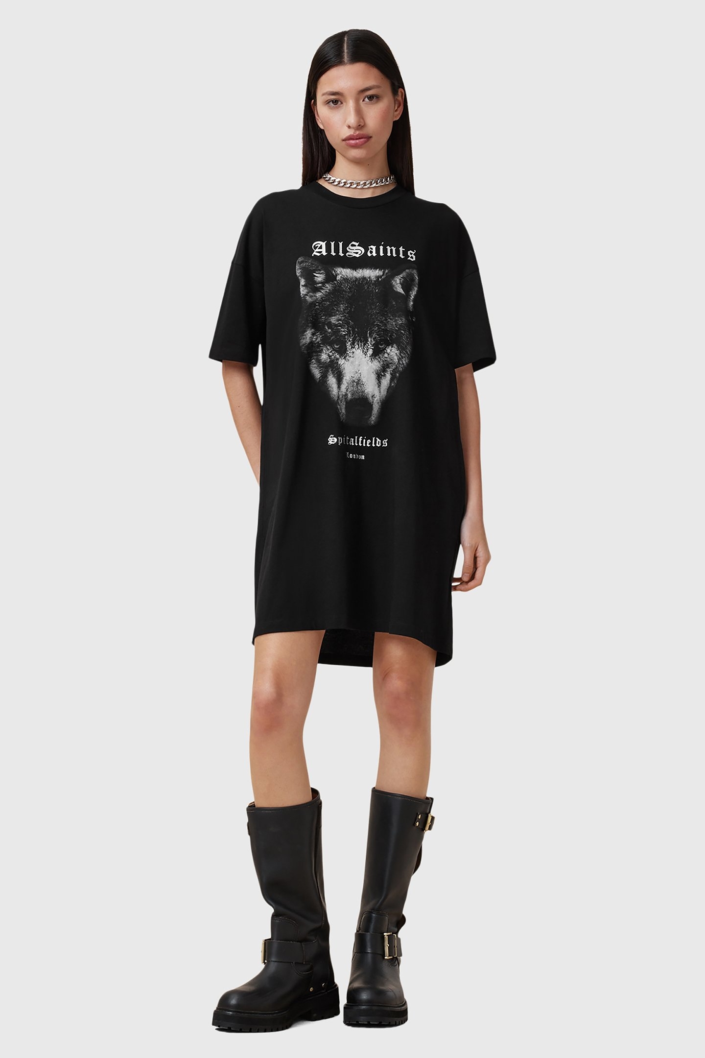 DAWN TEE DRESS BLACK 3