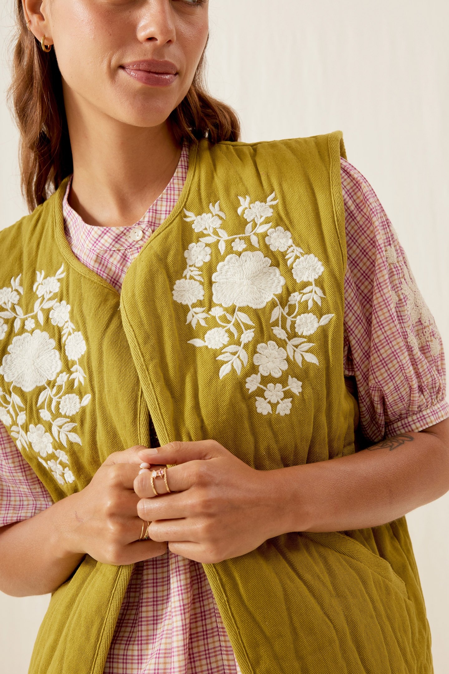 JACKET MARCIANNE MOSS-FUCHSIA TARTAN 4