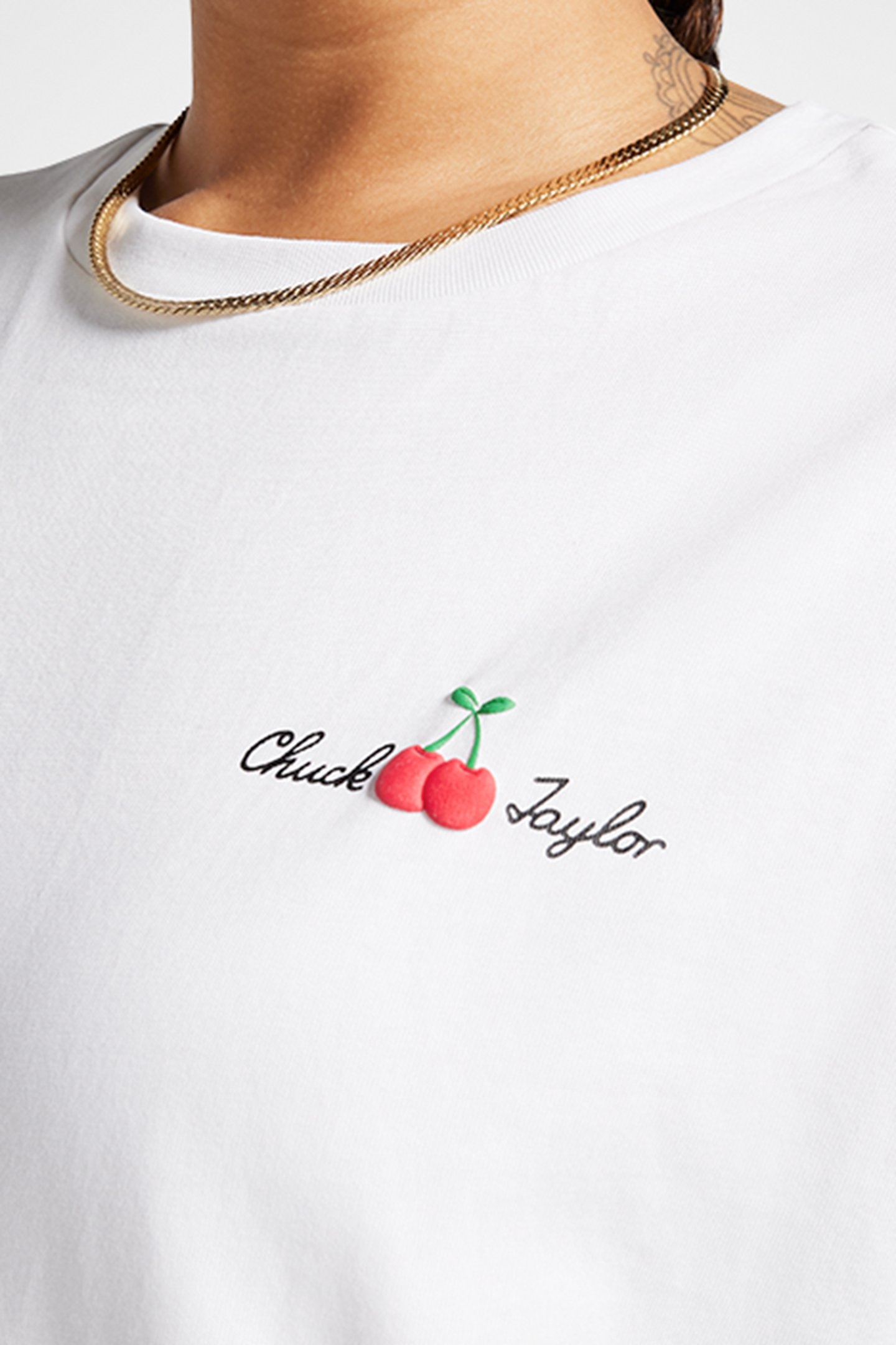 OVERSIZED CHERRY T-SHIRT WHITE 3