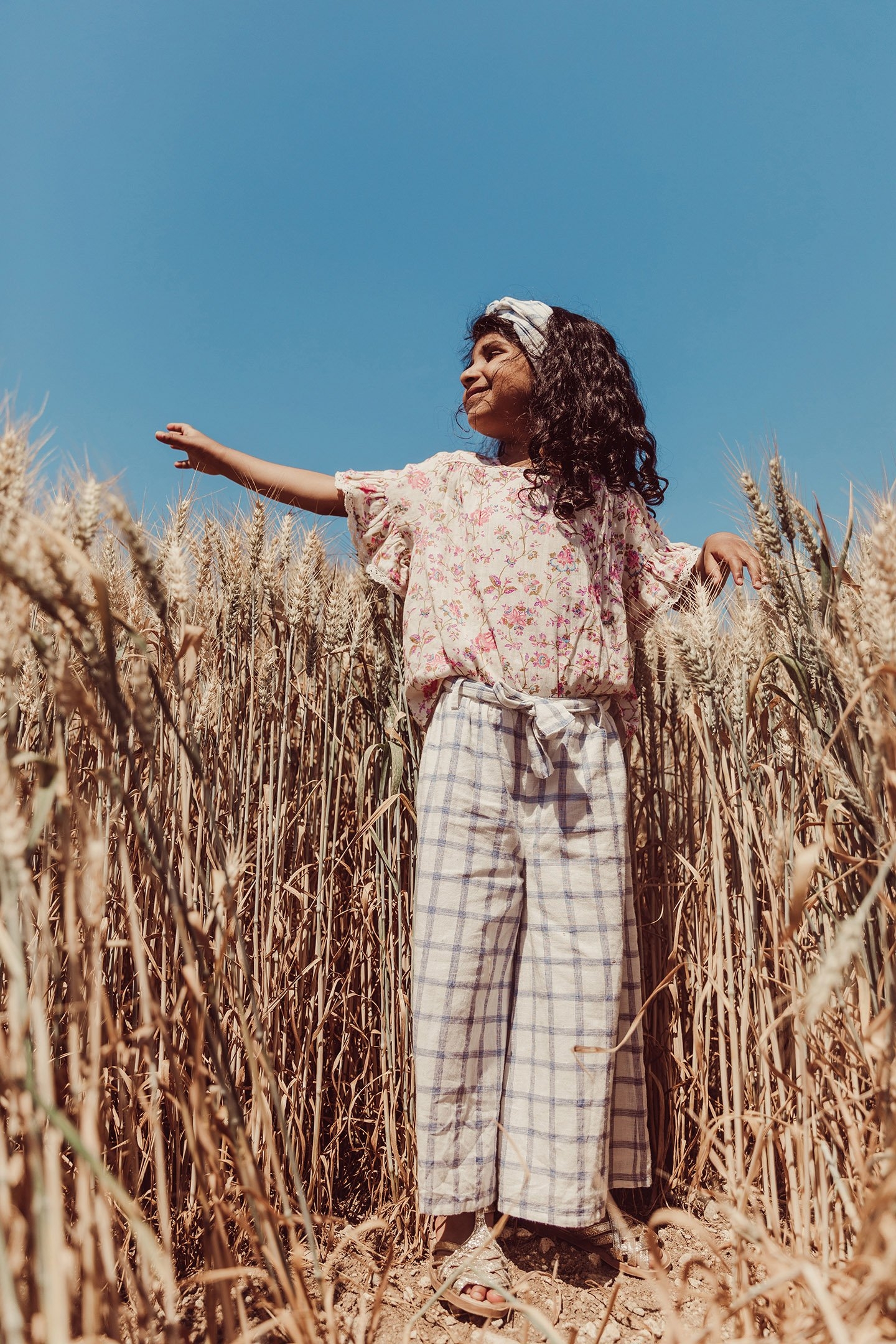 PANTS AMANDINE BLUE RIVER CHECKS 3