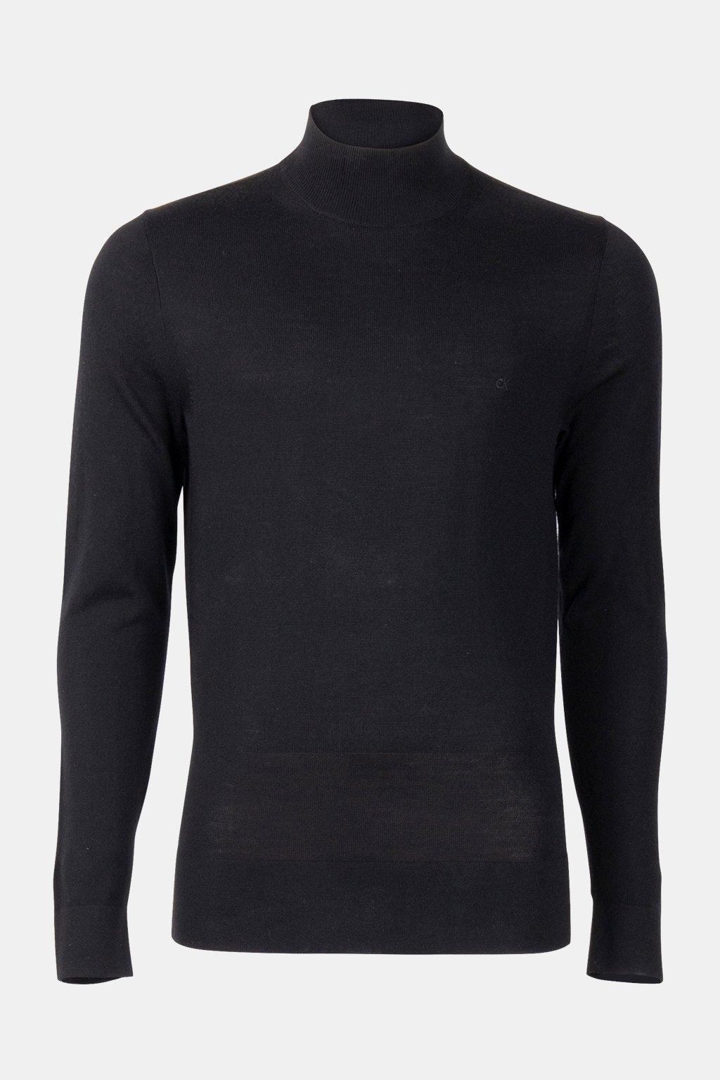 MERINO RWS MOCK NECK CK BLACK 3