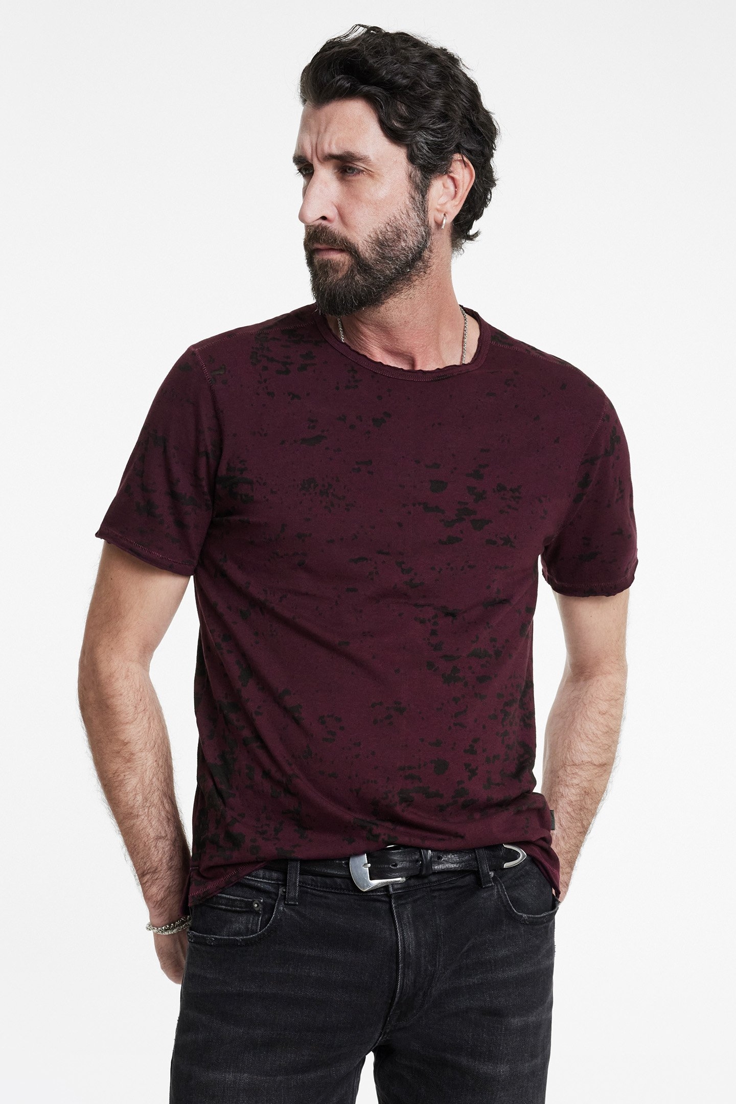 EDEN SS BURNOUT CREW DARK PLUM 1