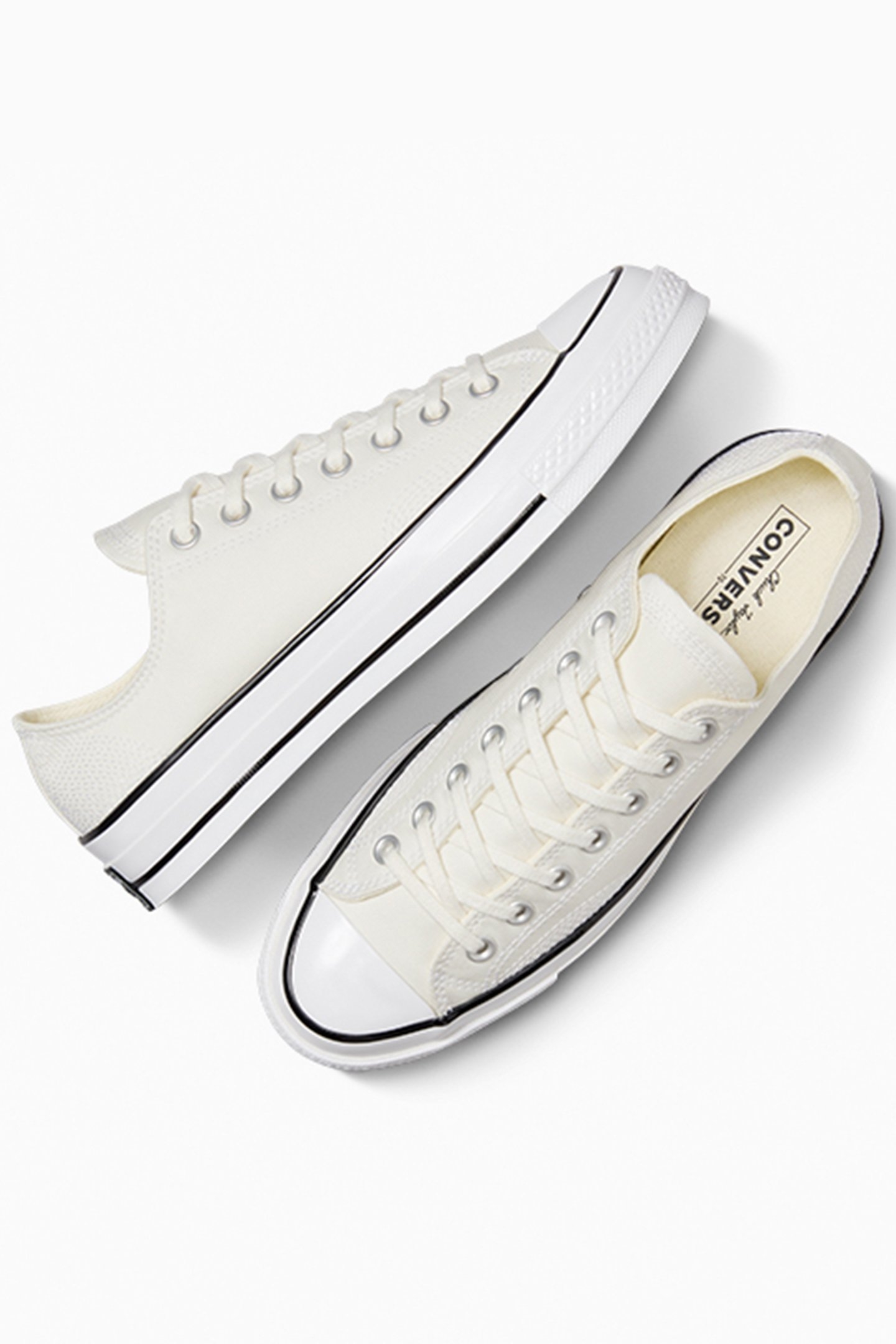 CHUCK 70 MULTI-STITCH COTTON EGRET/WHITE/VINTAGE WHITE 2