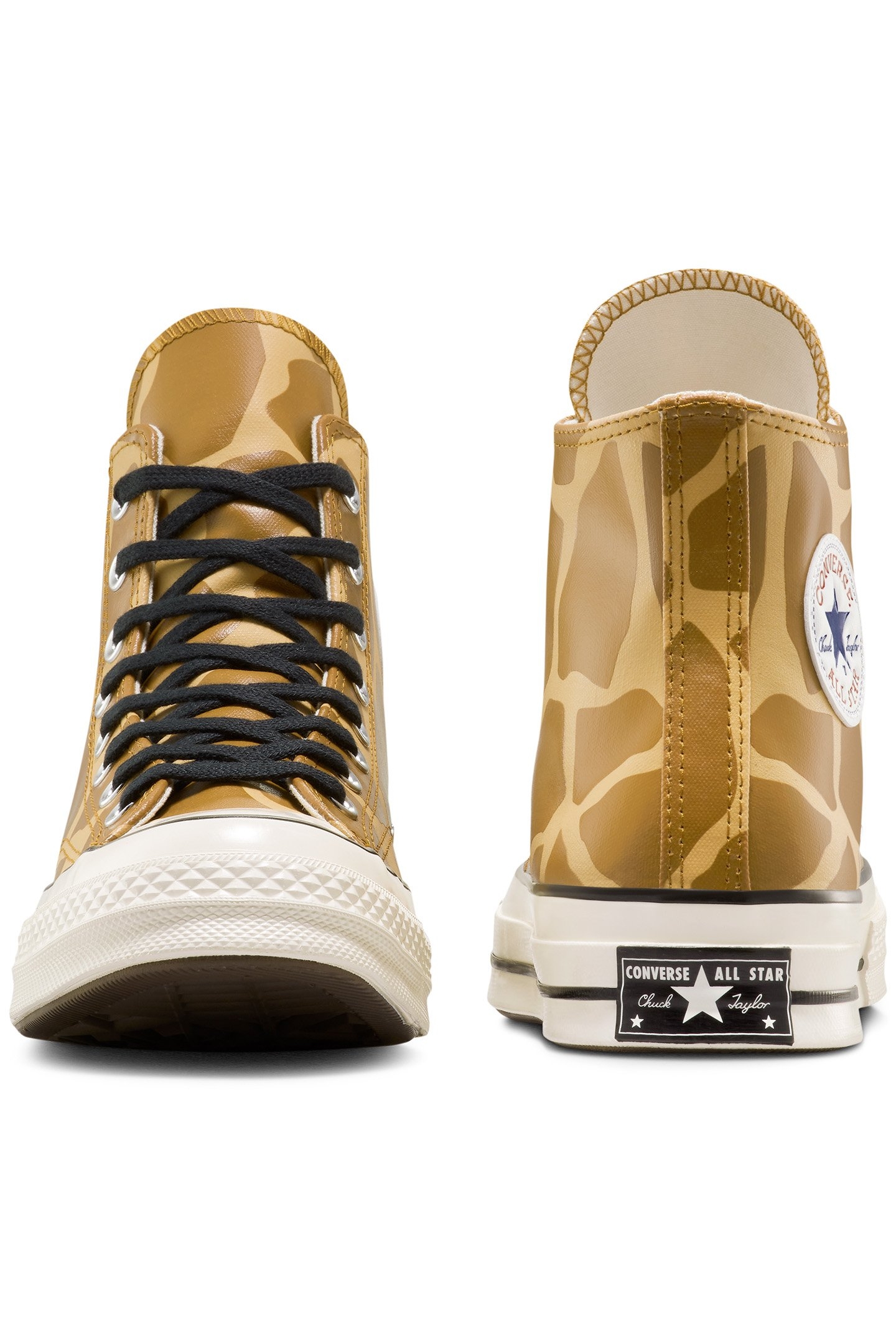 CHUCK 70 GLOW-IN-THE-DARK GIRAFFE PRINT GINGER SNAP/EGRET/GO 4