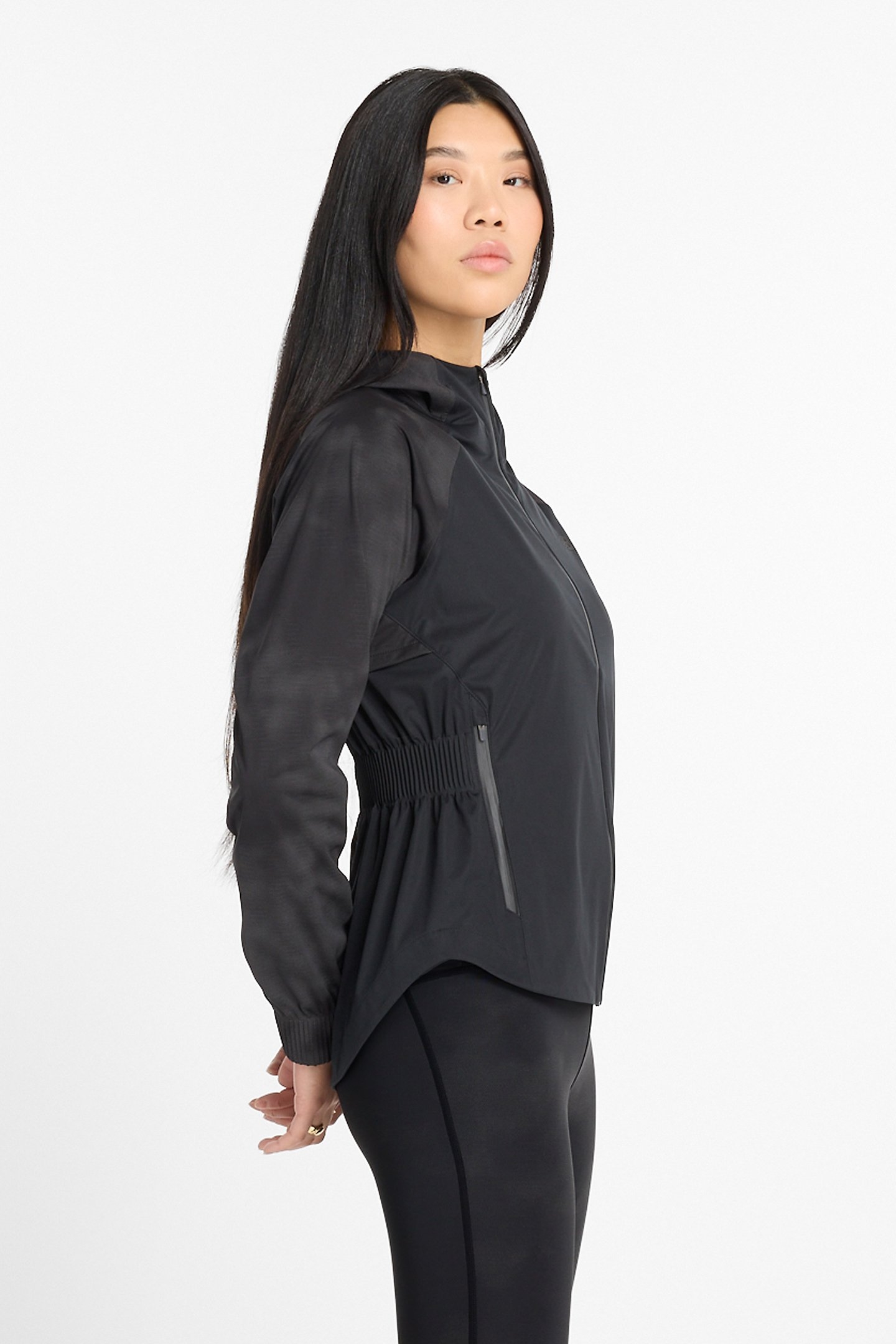 REFLECTIVE WOVEN JACKET IN BLACK 5