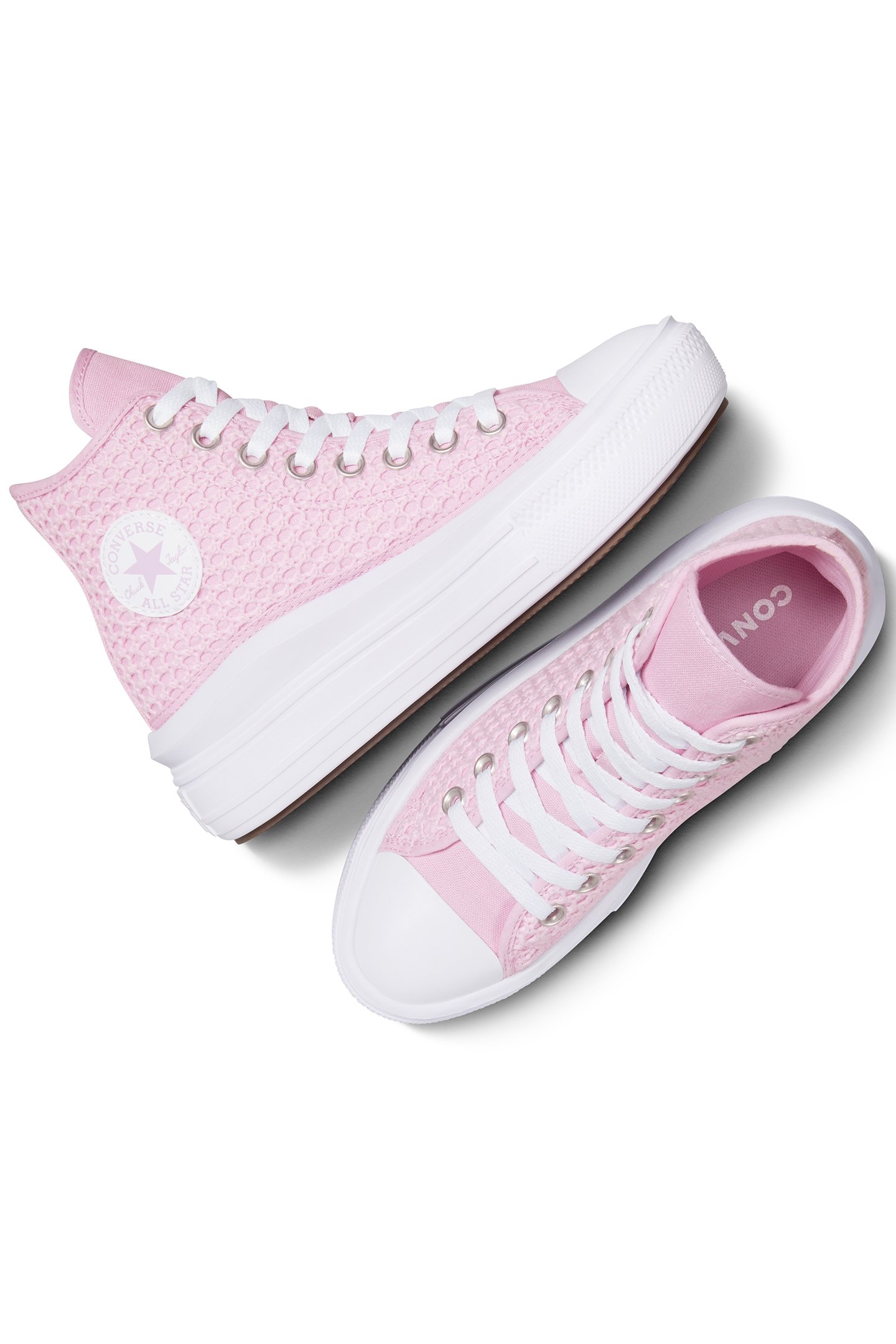 CHUCK TAYLOR ALL STAR MOVE CROCHET PLATFORM STARDUST LILAC/S 2