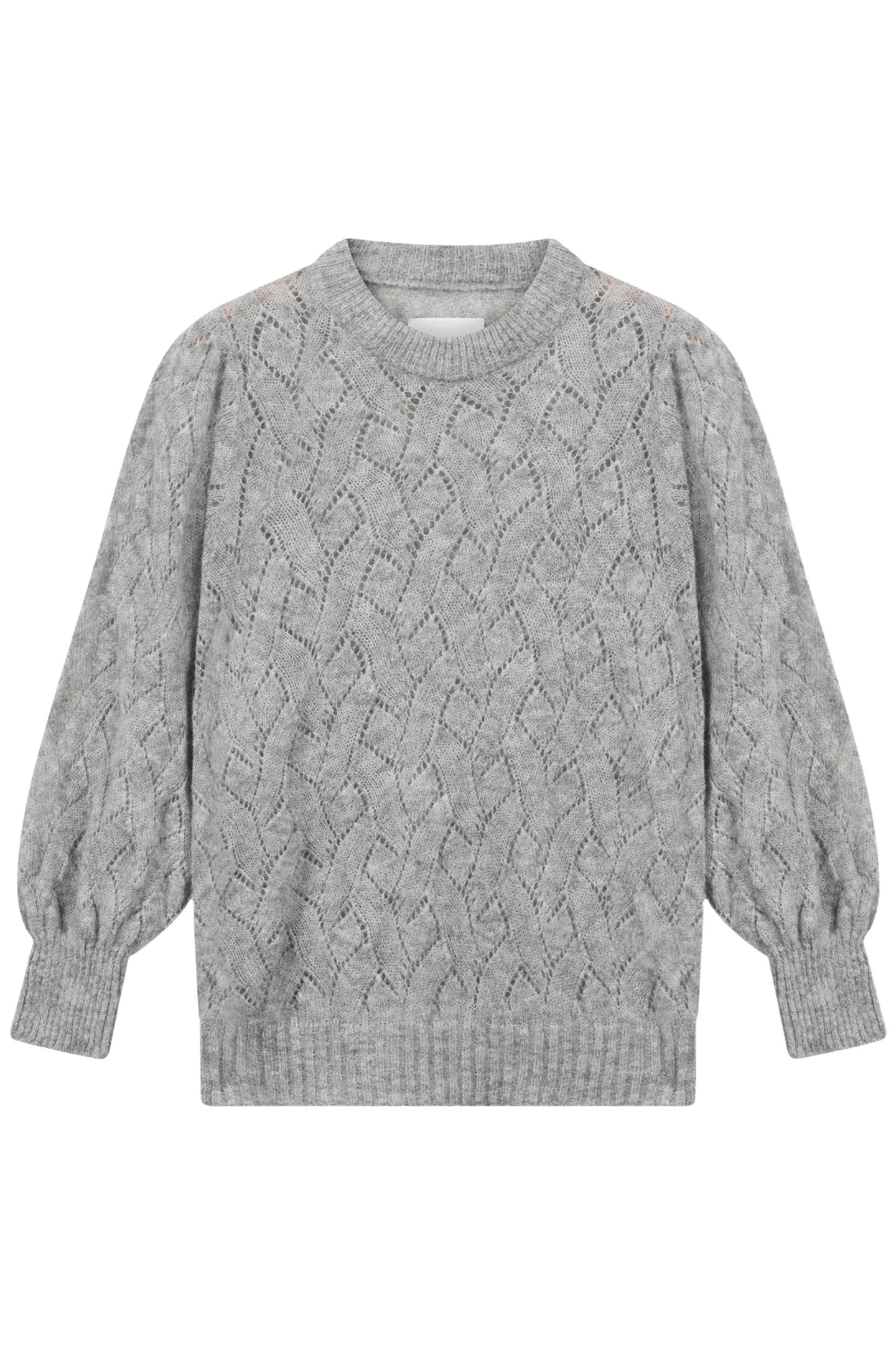 DAHLIA SWEATER GREY MELANGE 1