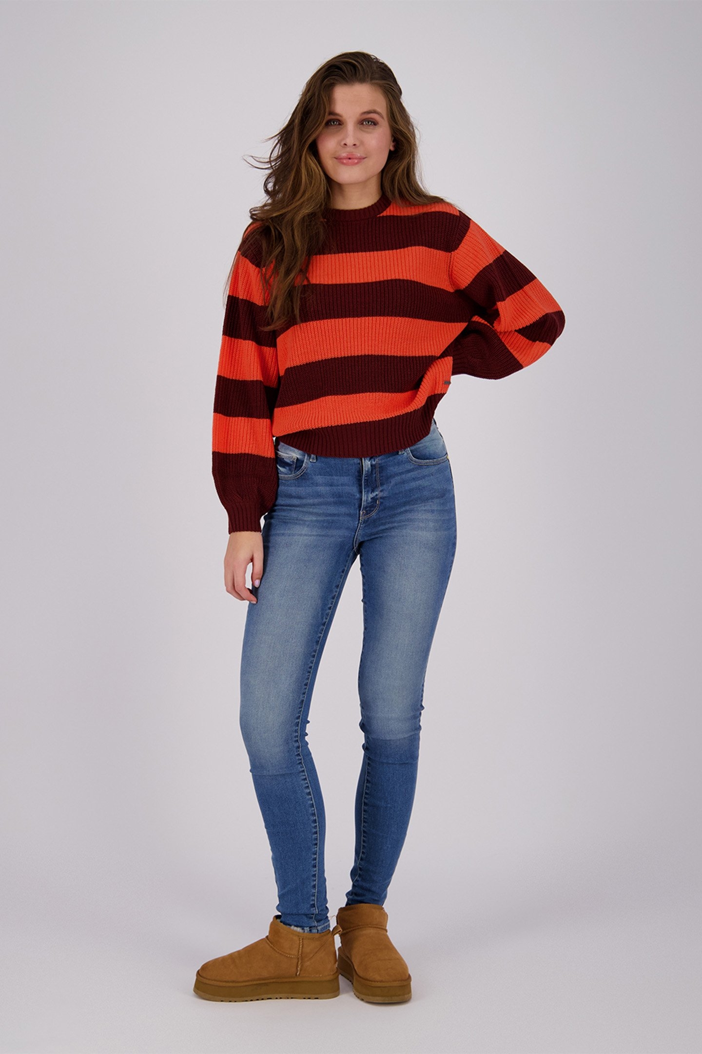 BLOSSOM ZIP MID BLUE STONE 1