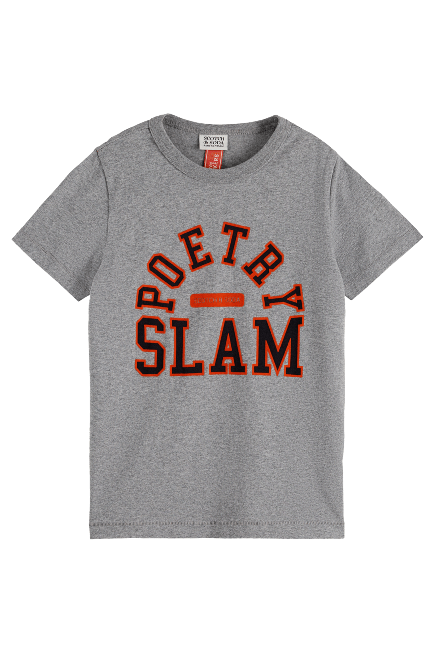 BOY REGULAR-FIT ARTWORK T-SHIRT DARK GREY MELANGE 1