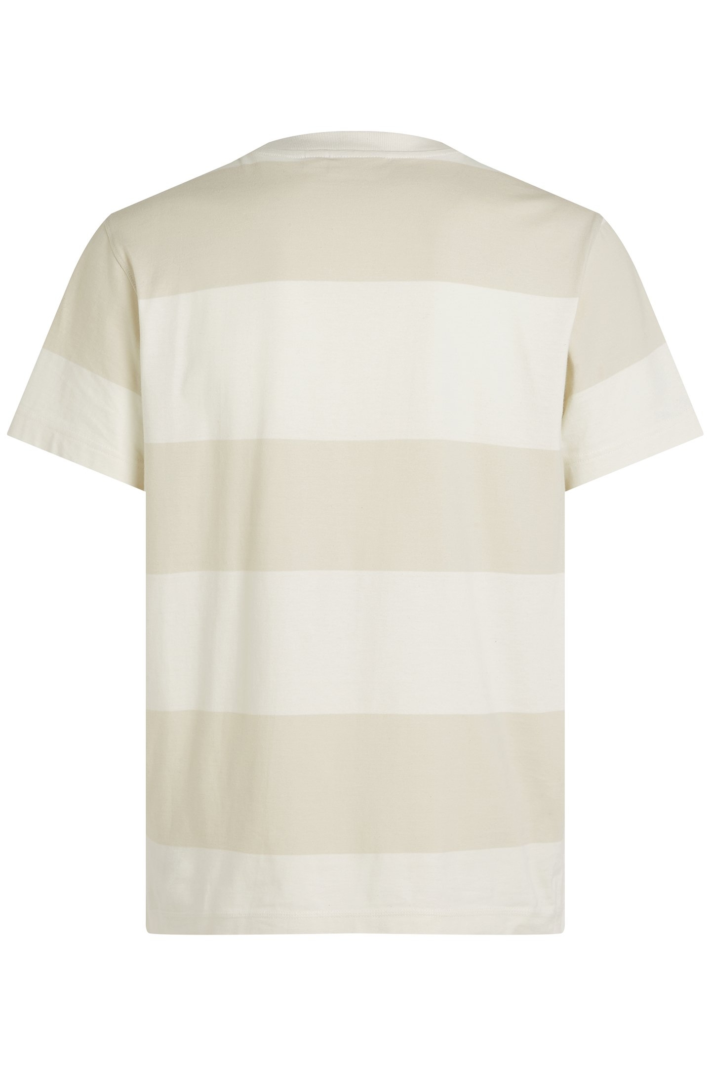 WOVEN LABEL REGULAR T-SHIRT MOONBEAM/IVORY 5