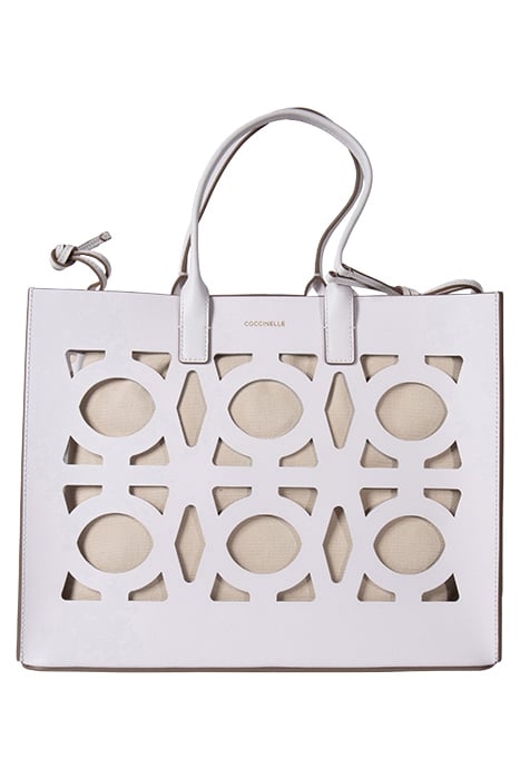 TOTE BAG IN CUT OUT LEATHER PRINT 2