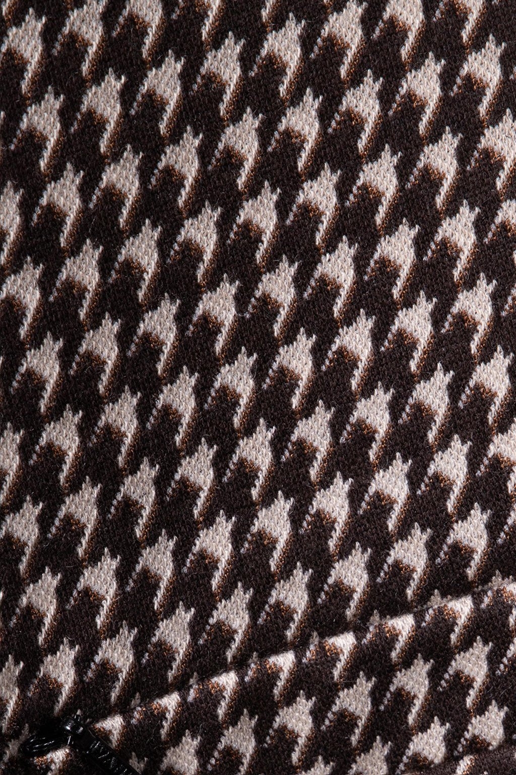 TOP PIED DE POULE LONG SLEEVE WENGÉ 4