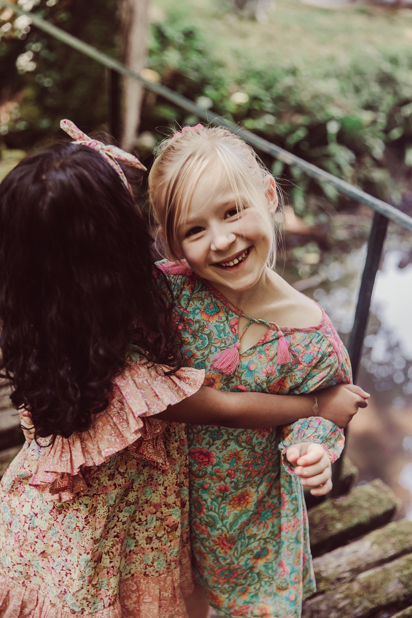 DRESS EUGENIE WATER R FLOWER-PINK 3