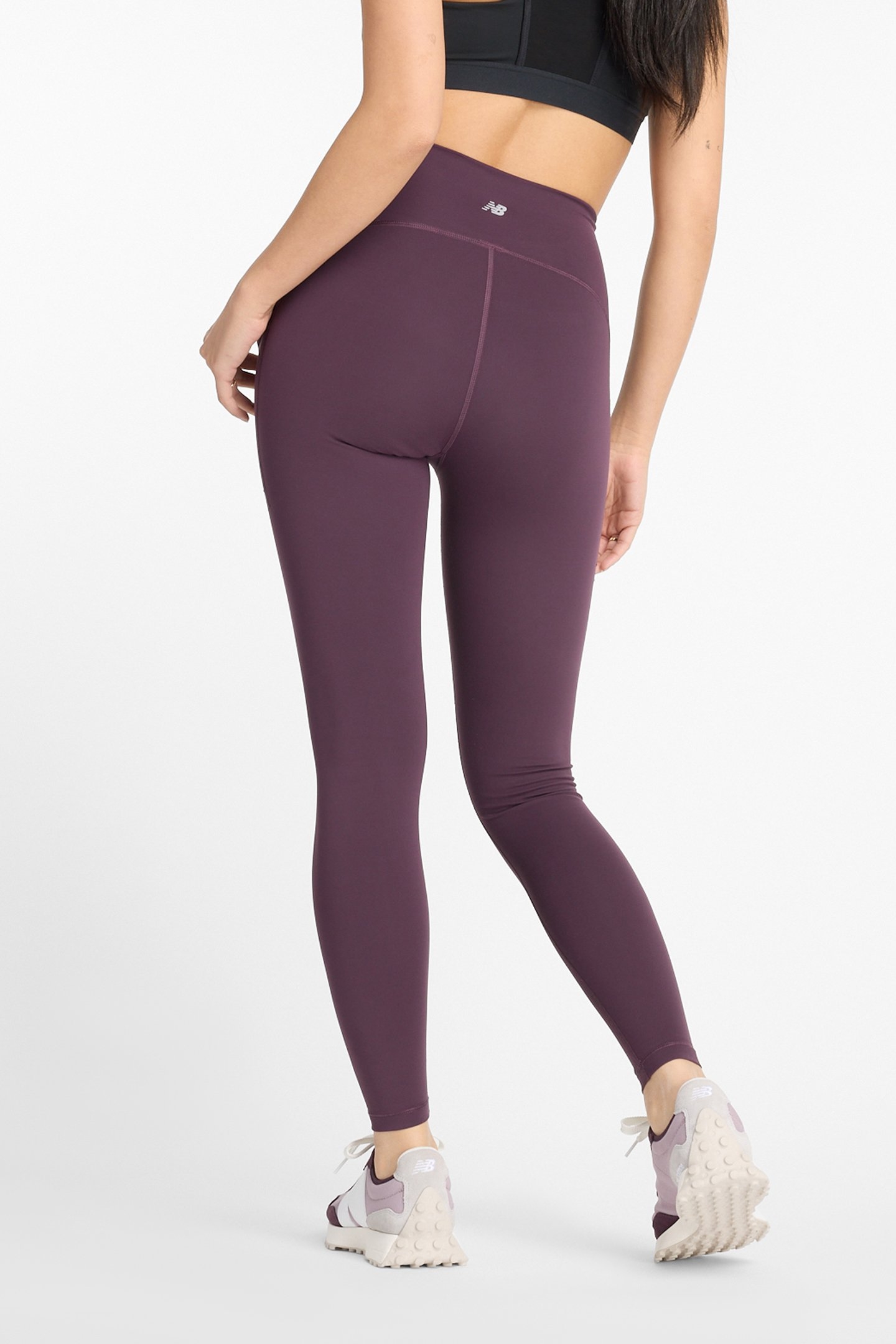SLEEK POCKET HIGH RISE LEGGING IN PLUM 2