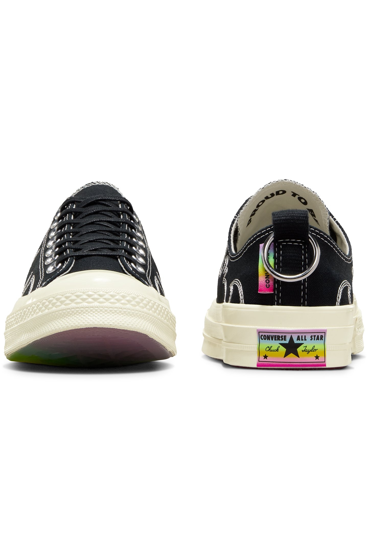CHUCK 70 PRIDE BLACK/EGRET/CHAOS FUSCHIA 4