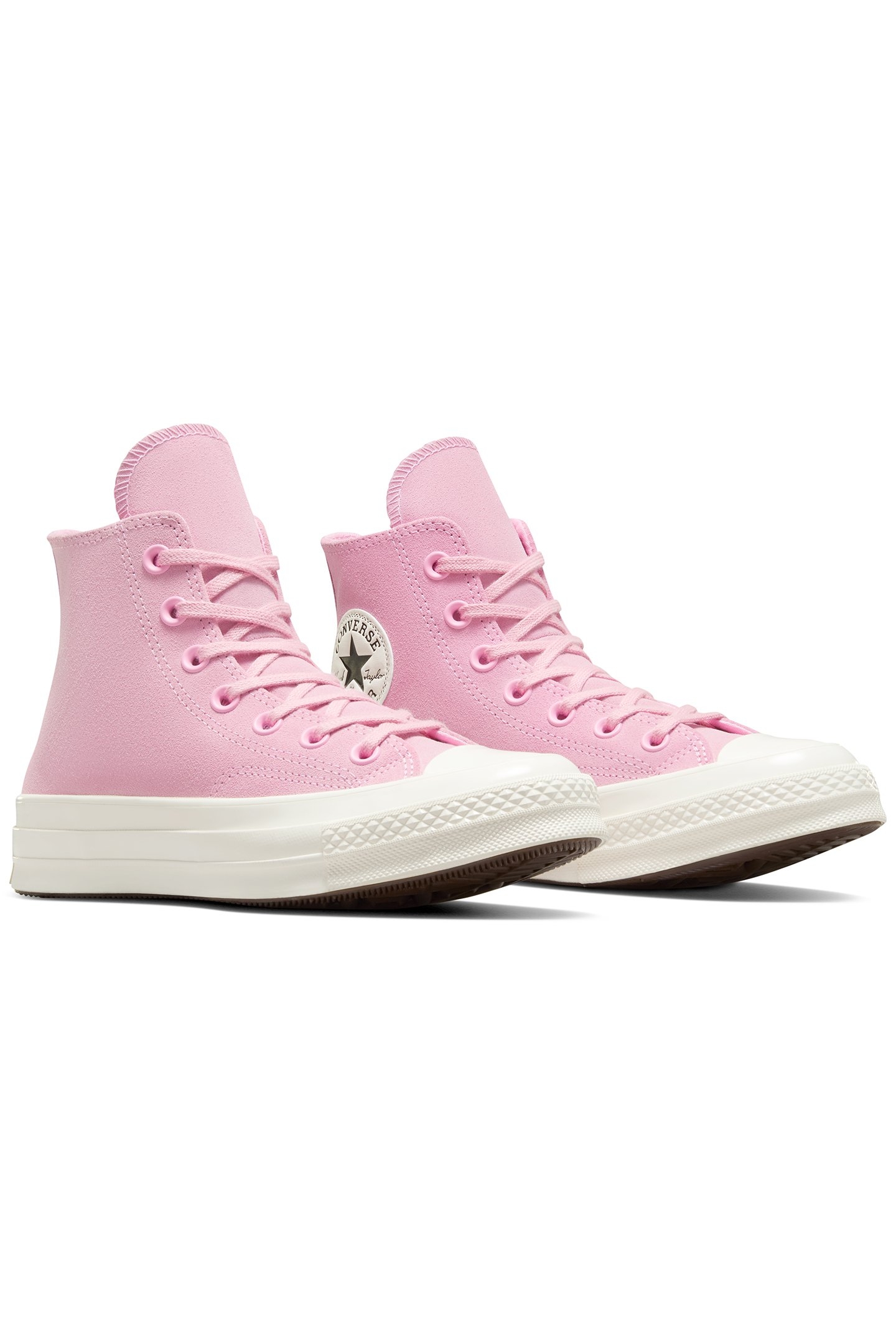 CHUCK 70 COLORFUL SUEDE TONGUE TIED/EGRET/LOTUS PINK 2