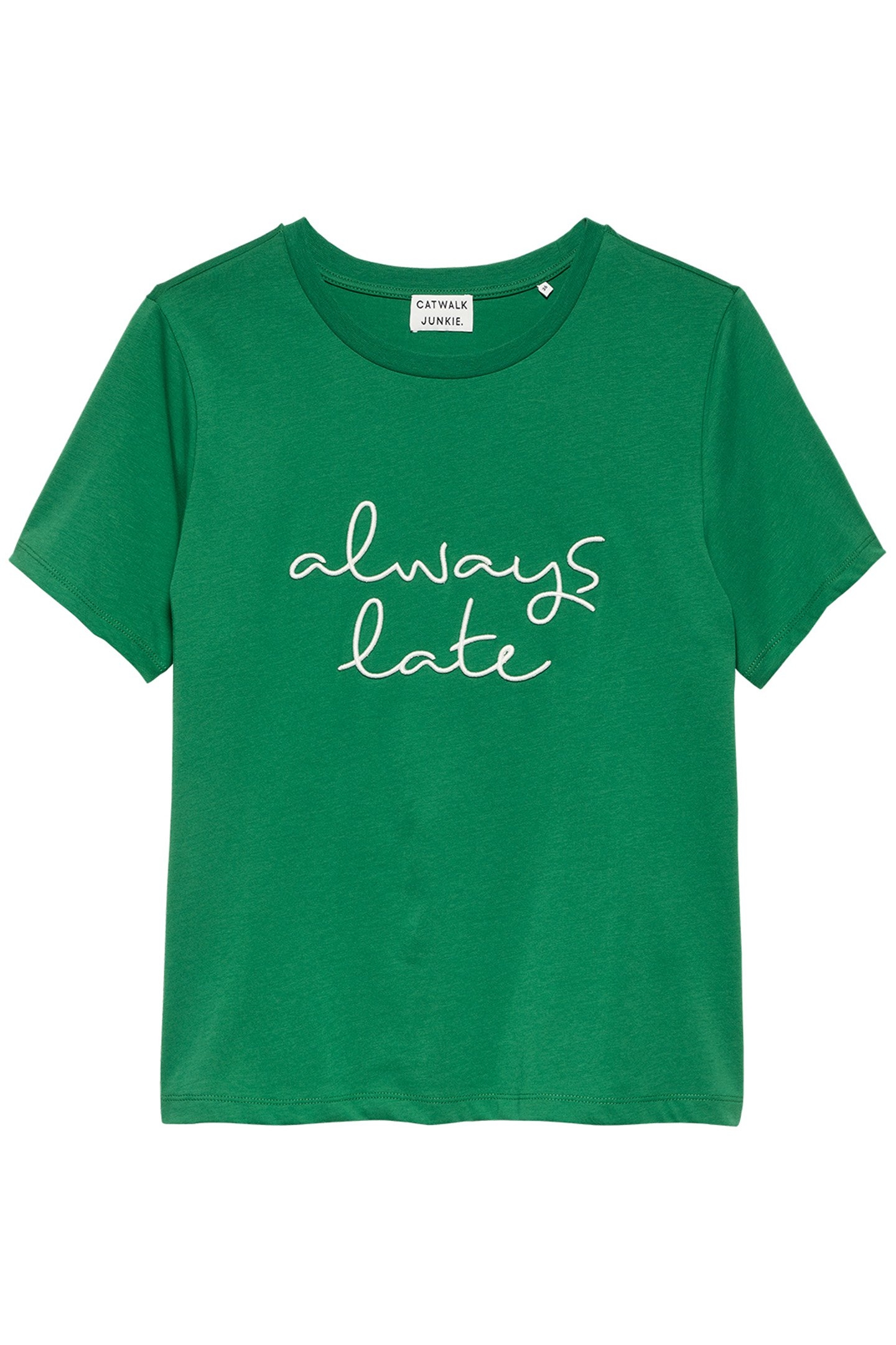 ALWAYS LATE TSHIRT VERDANT GREEN 1