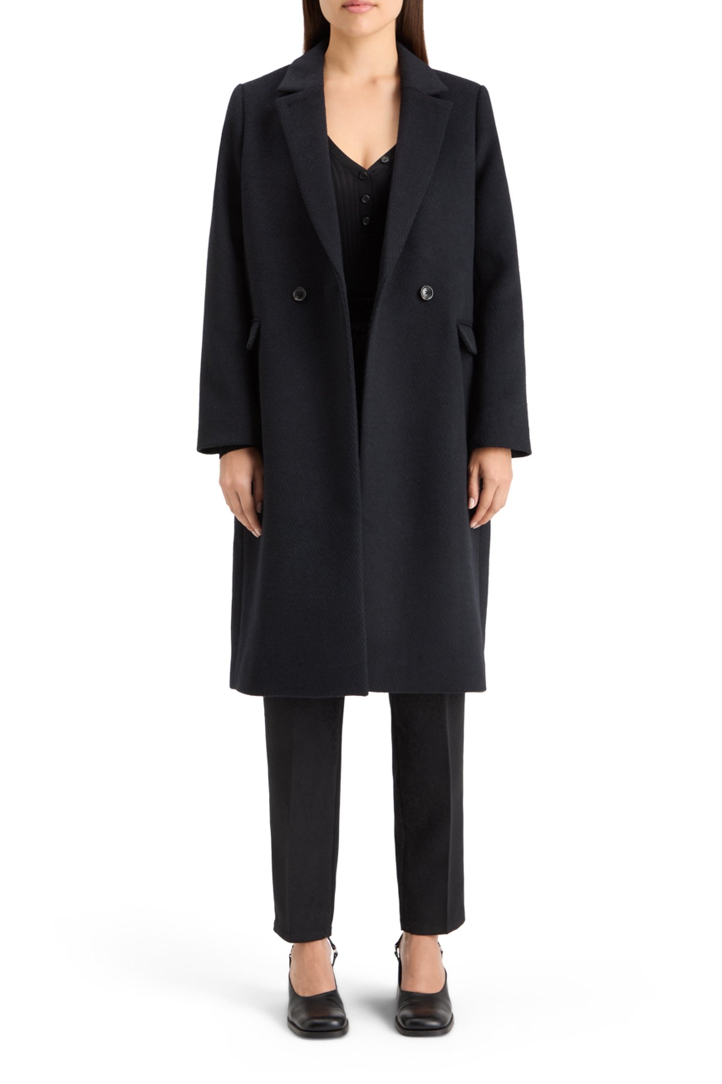 RIBBED FITTED PULLOVER EVENING BLACK 6