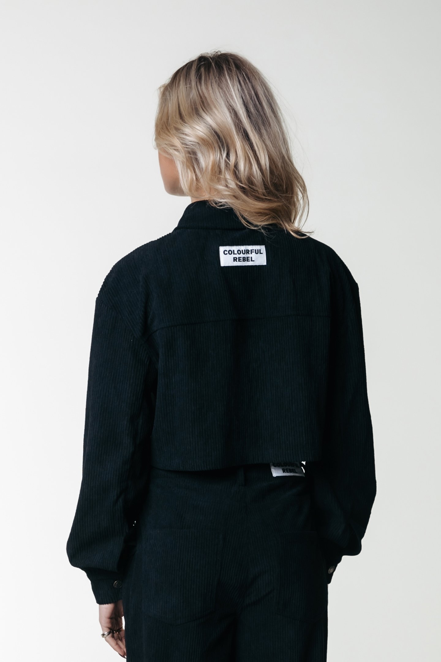 OLLE CORDUROY BLOUSE BLACK 2