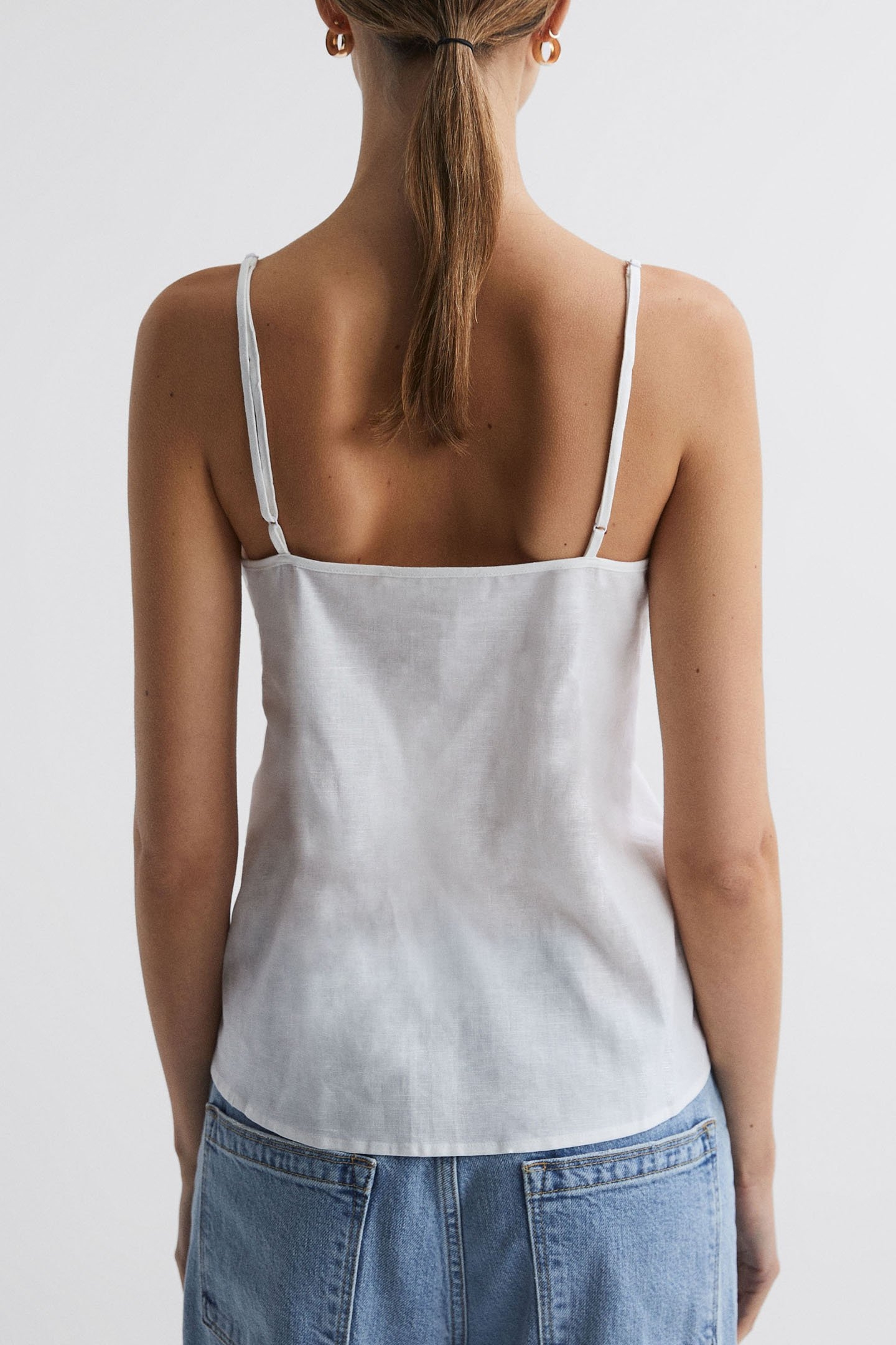 MAISON ESSENTIELE LOVER CAMI OPTIC WHITE 2