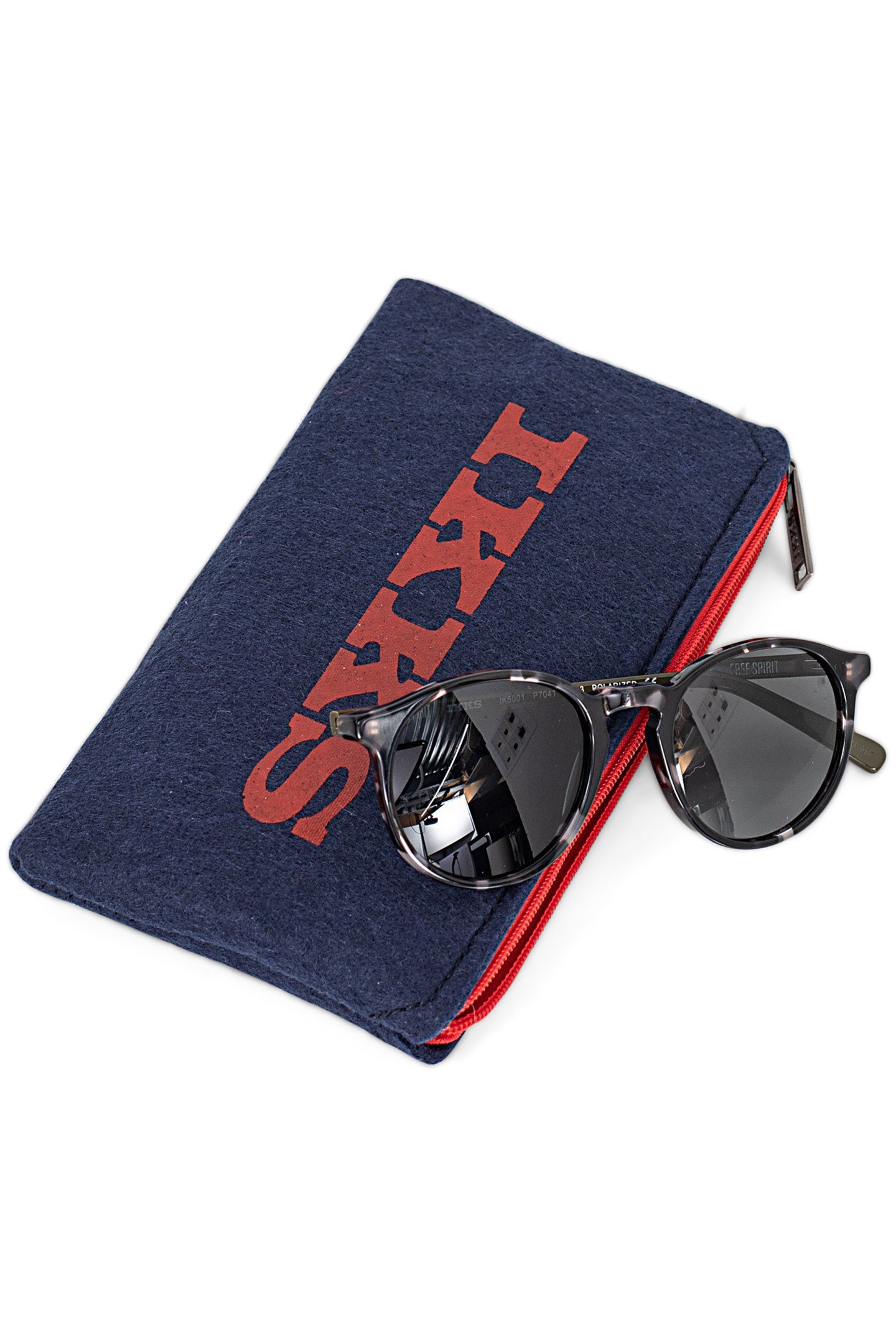 BLACK TORTOISESHELL SUNGLASSES WITH KHAKI TEMPLES, MIXED 6