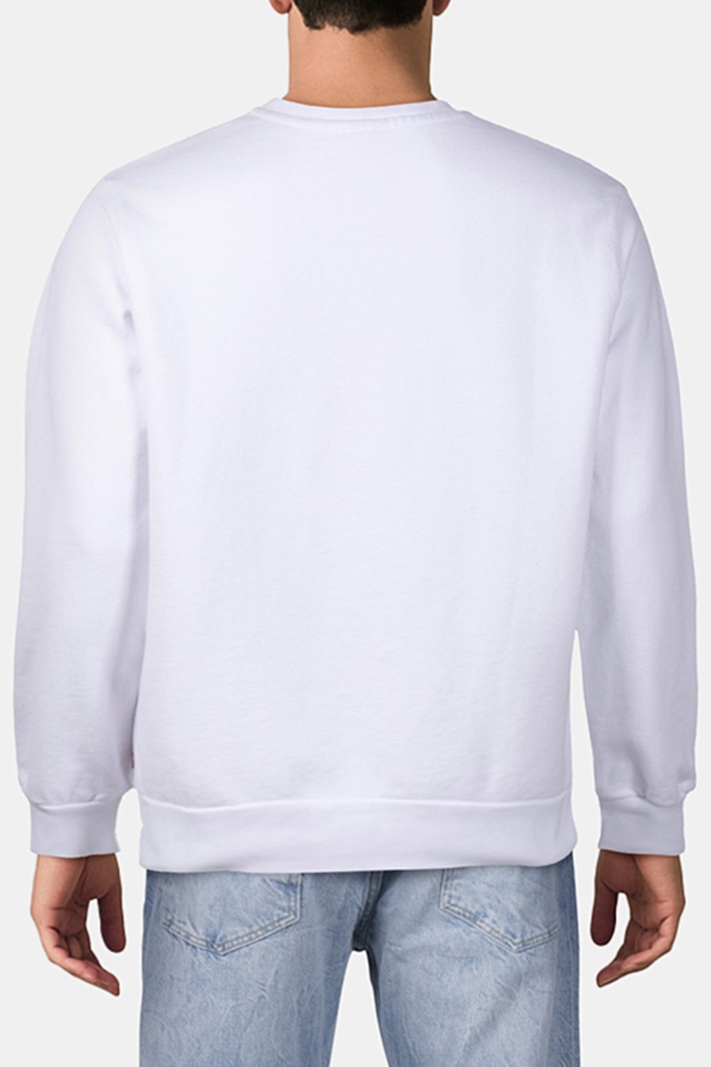 GRAPHIC SWEATSHIRT BATWING OUTLINED WHITE 2