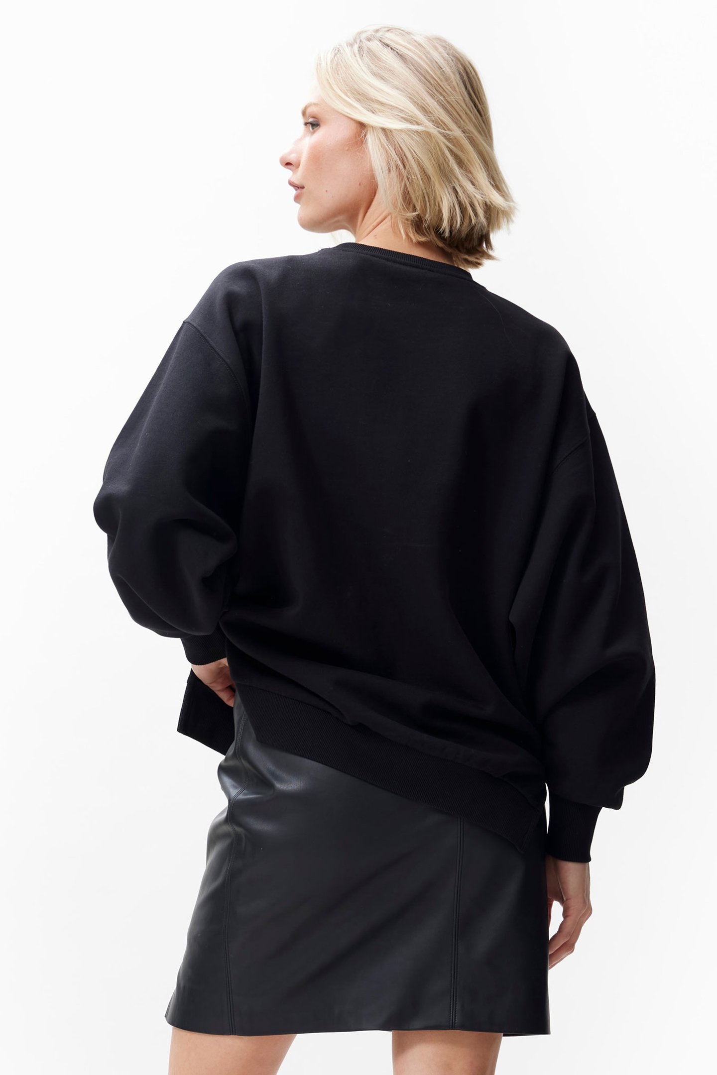 RELAXED SWEATER BLACK 2