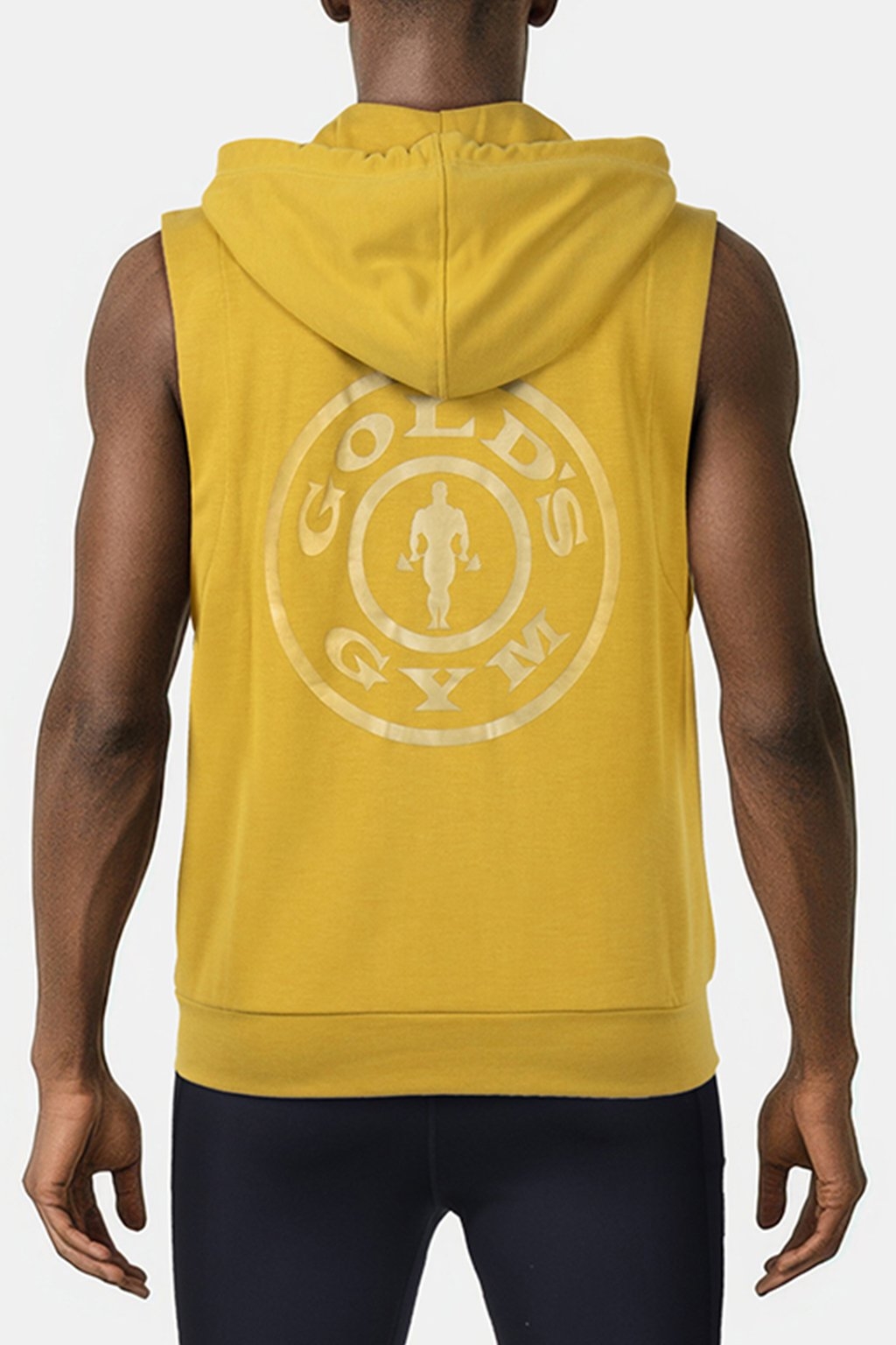 DRAPER - MEN'S SLEEVELESS HOODIE GOLD 2