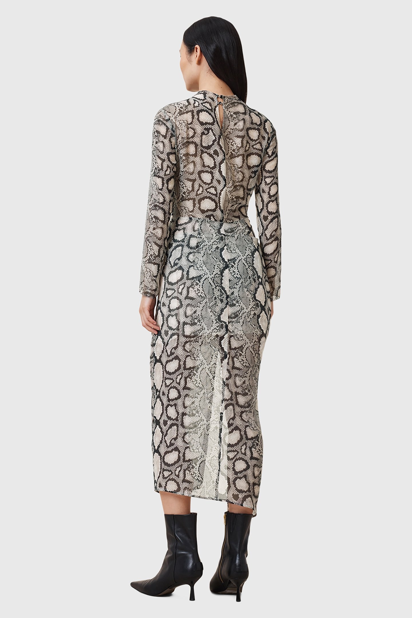 RIZO DRESS FLOW ECRU WHITE 2