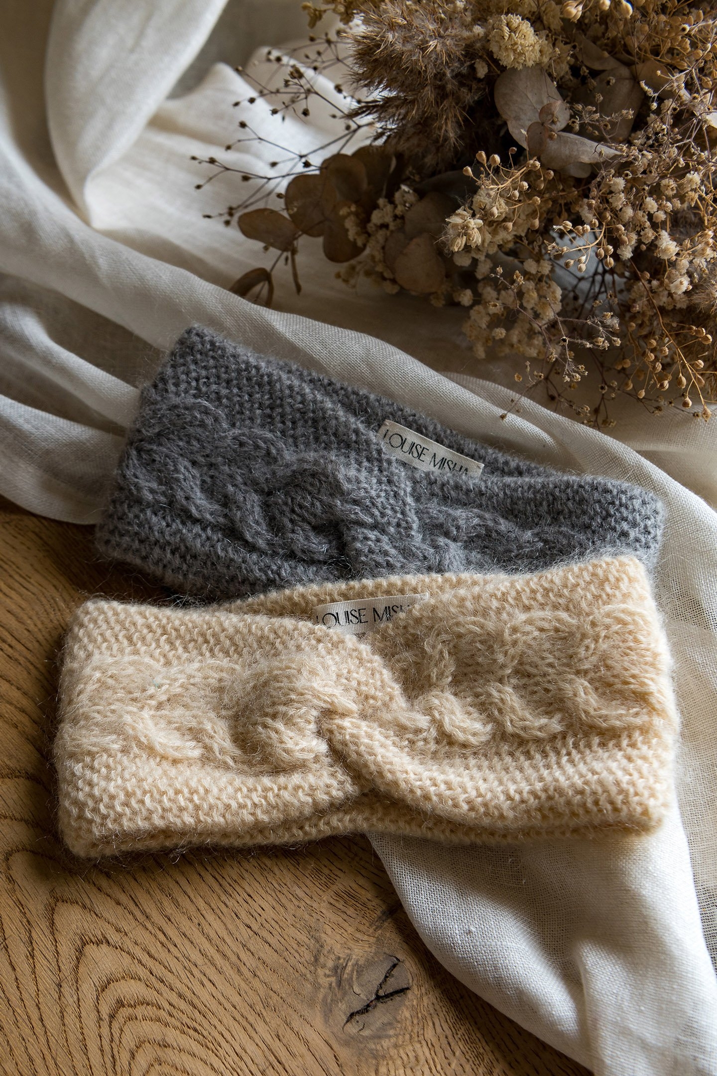 HEADBAND SIDONY MELANGE GREY 3