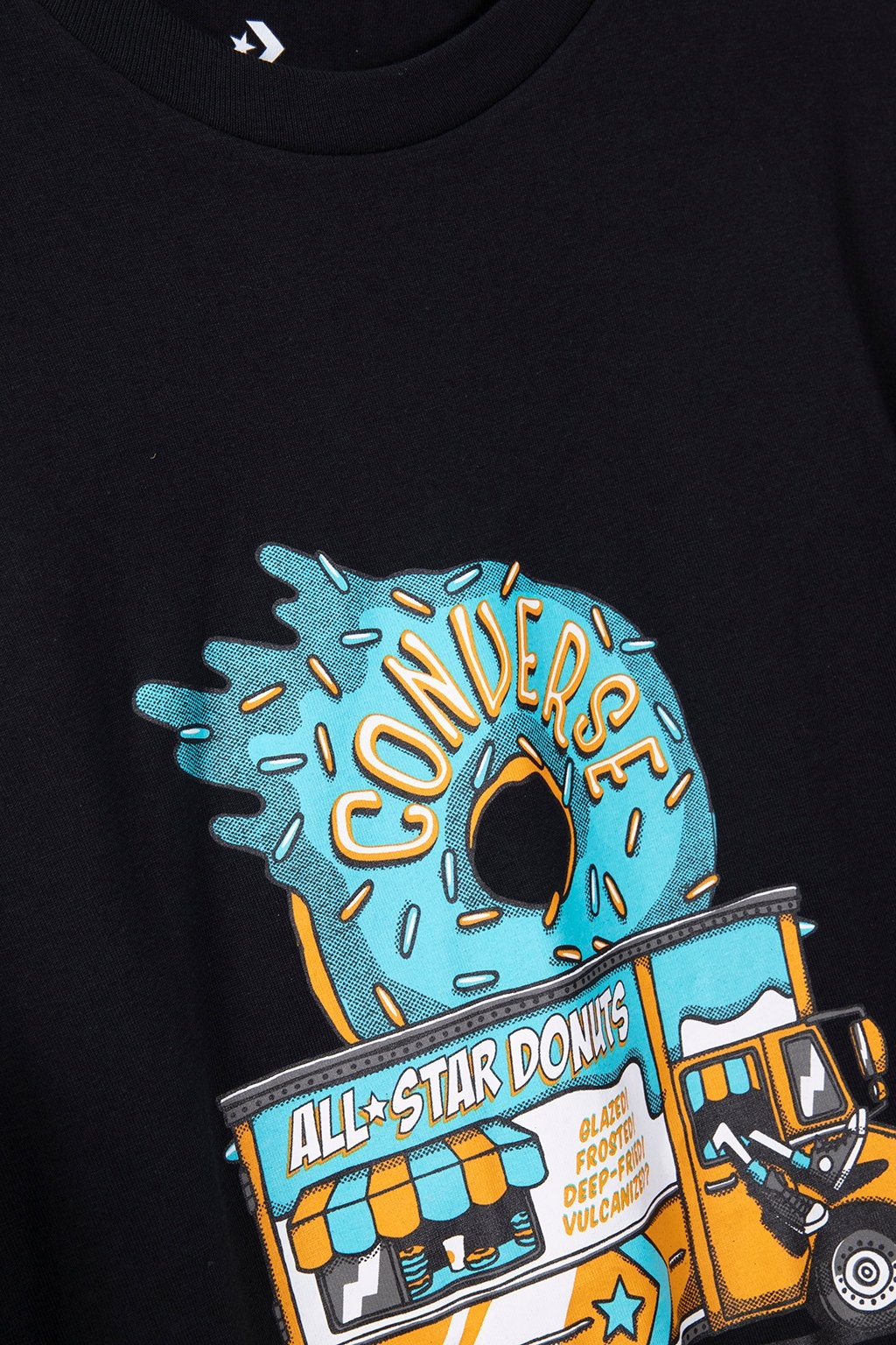 FOOD TRUCK T-SHIRT CONVERSE BLACK 4