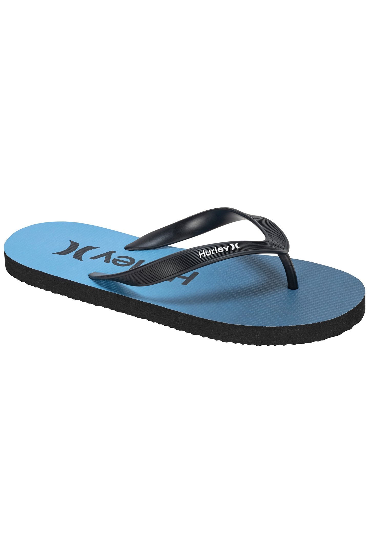 1PK MENS PRINTED FLIP FLOP NAVY/LT BLUE 2