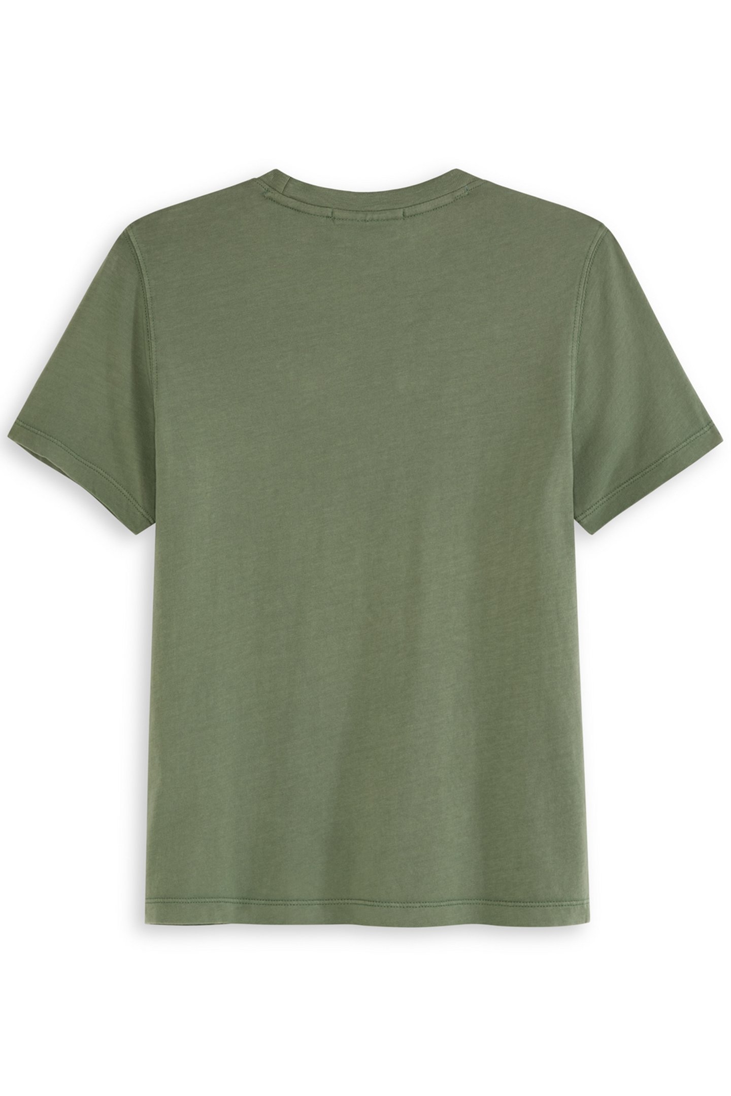 BOYS GARMENT WASH TEE MEDIUM GREEN 2